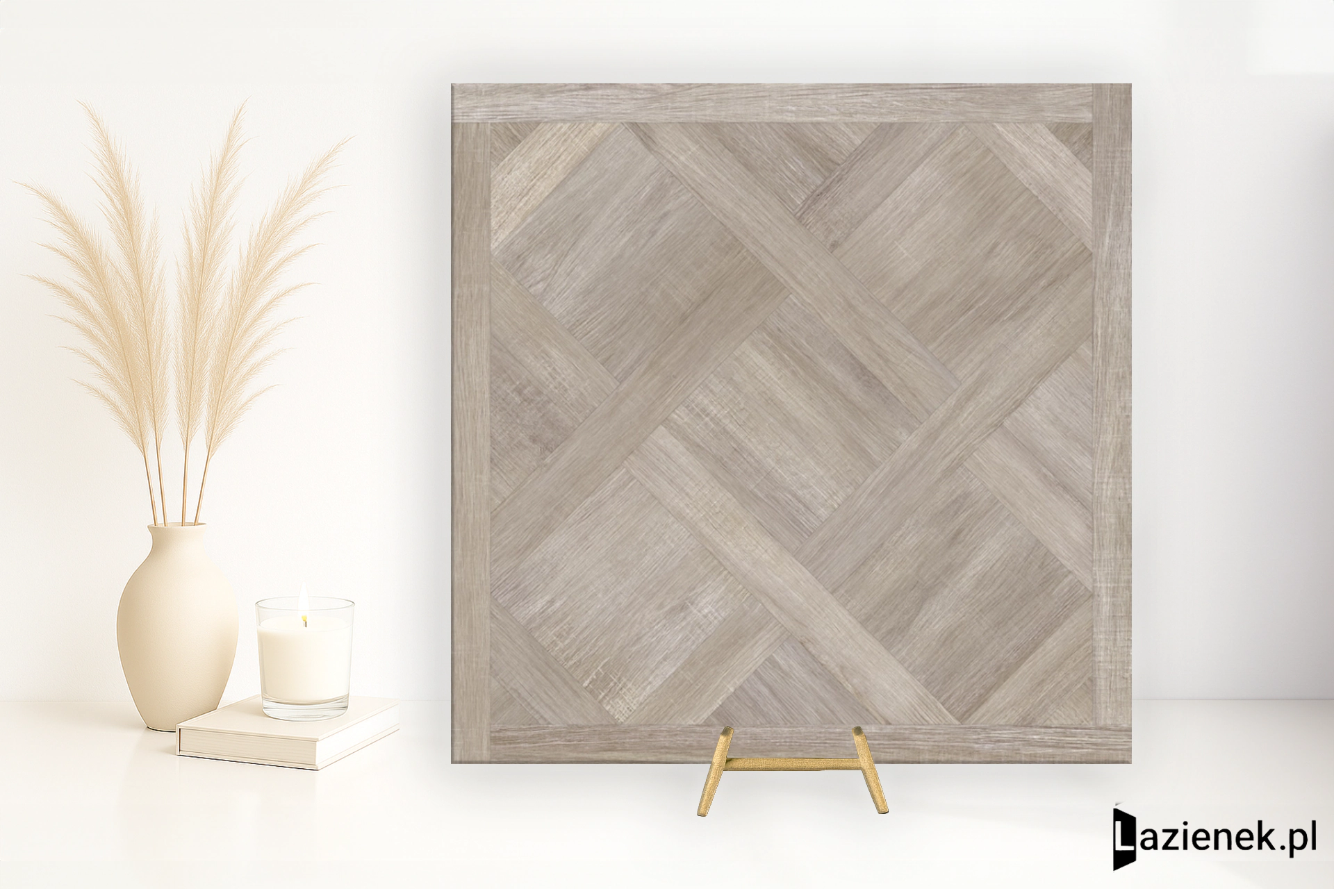Apavisa Intarsio Beige naturalna 59.55x59.55 cm gr. 10 mm - płytka rektyfikowana / 8431940461125