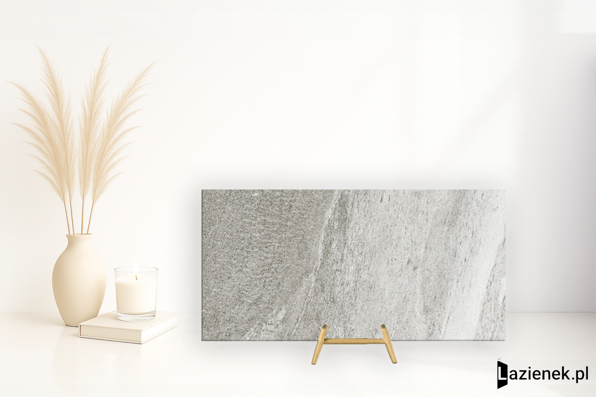 Apavisa Materia Grey naturalna 44.63x89.46 cm gr. 11 mm - płytka rektyfikowana / 8431940248481