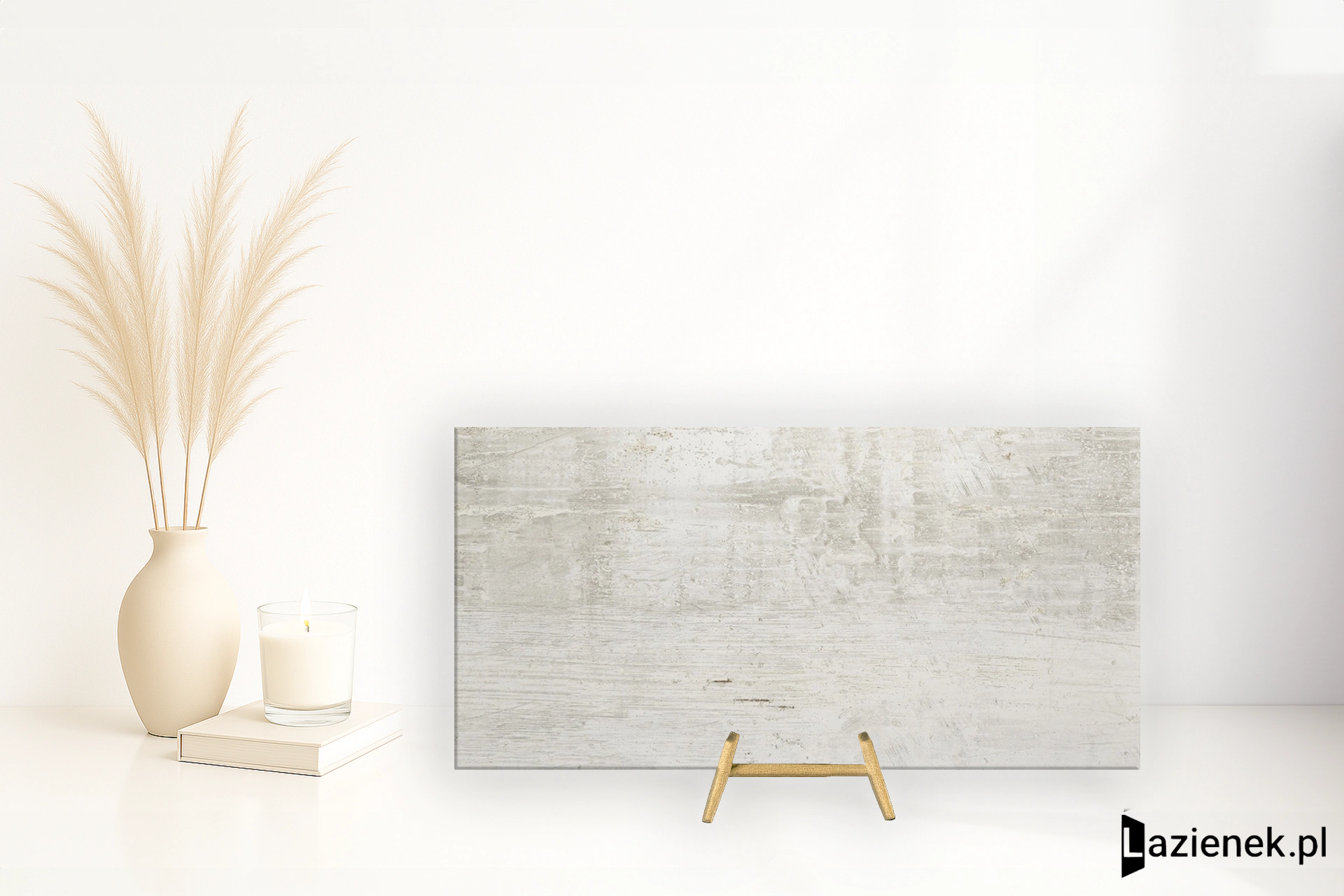 Apavisa Cast Iron White naturalna 59.55x119.30 cm gr. 11 mm - płytka rektyfikowana / 8431940276187