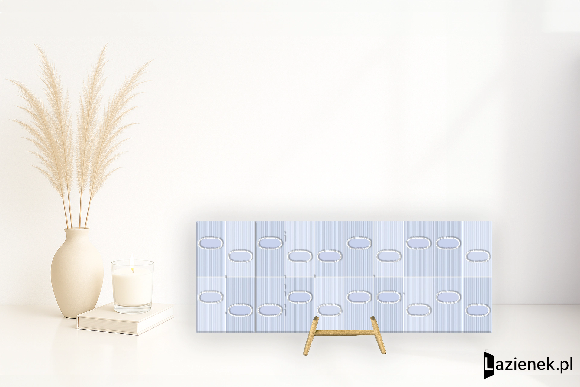 Apavisa Acqua Blue Oval naturalna 44.63x119.30 cm gr. 7 mm - płytka rektyfikowana / 8431940449857