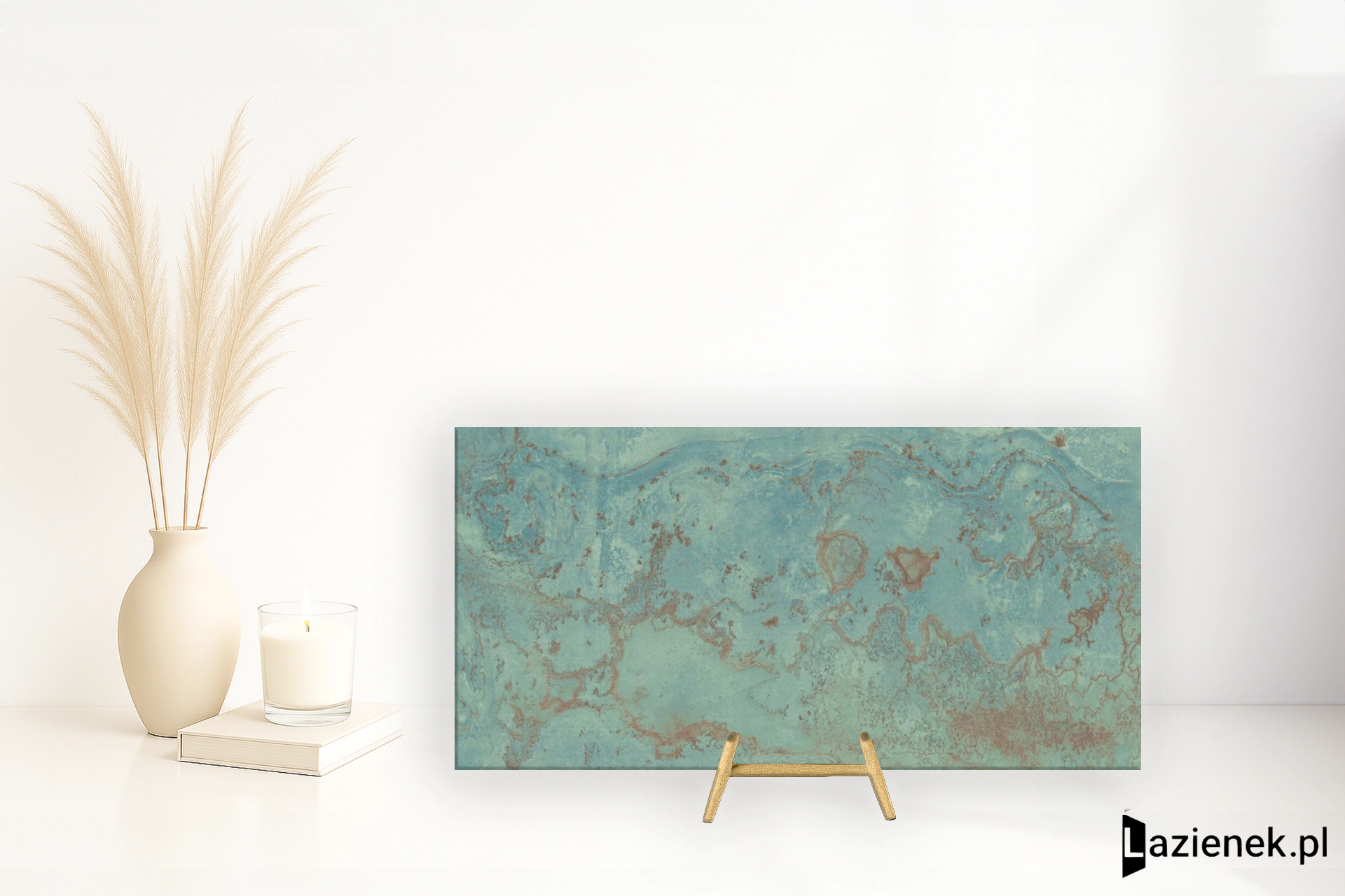 Apavisa Zinc Green naturalna 49.75x99.55 cm gr. 20 mm - płytka rektyfikowana / 8431940366819