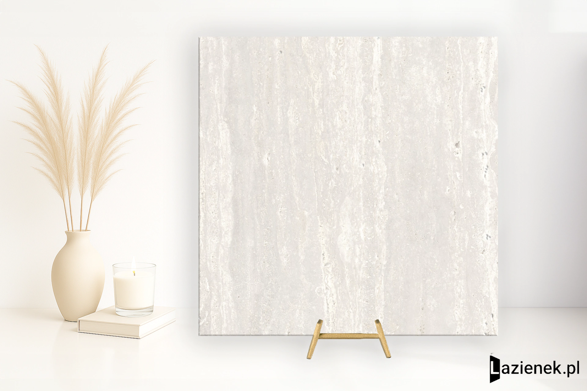 Apavisa Travertino Navona naturalna 59.55x59.55 cm gr. 7 mm - płytka rektyfikowana / 8431940416866