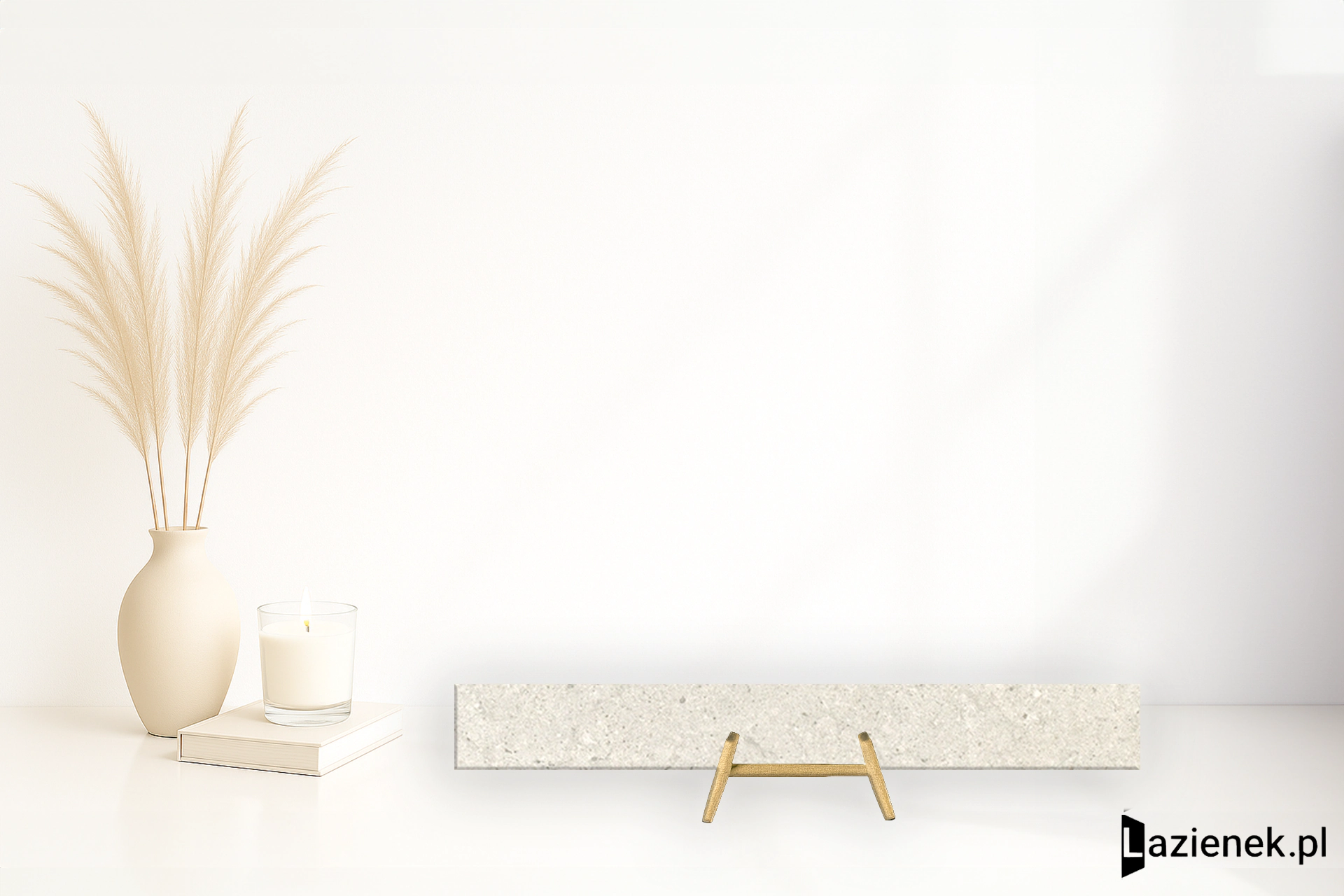 Apavisa Nanoconcept White krzyżowa 7.30x44.63 cm gr. 7 mm - płytka rektyfikowana / 8431940293481