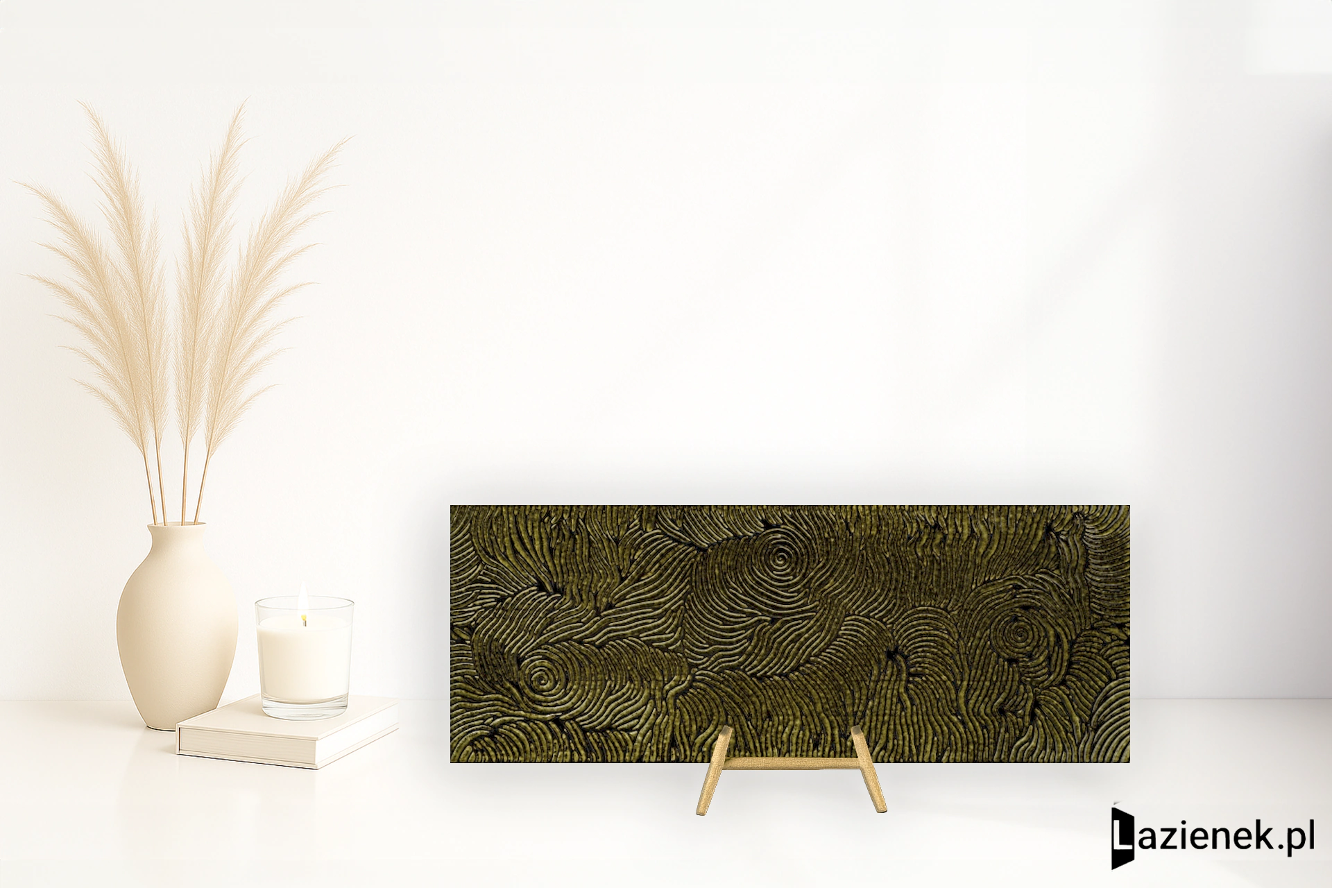 Apavisa Glam Green naturalna 44.63x119.30 cm gr. 7 mm - płytka rektyfikowana / 8431940416989