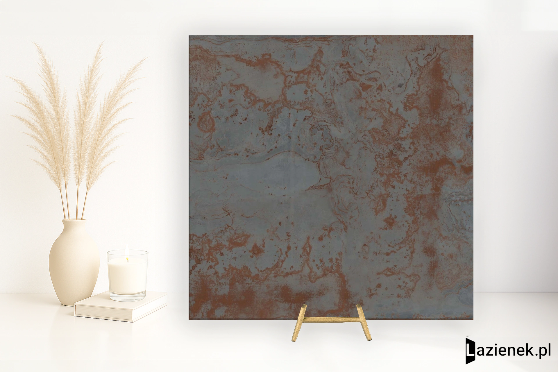 Apavisa Zinc Black naturalna 119.3x119.3 cm gr. 6 mm - płytka rektyfikowana / 8431940365577