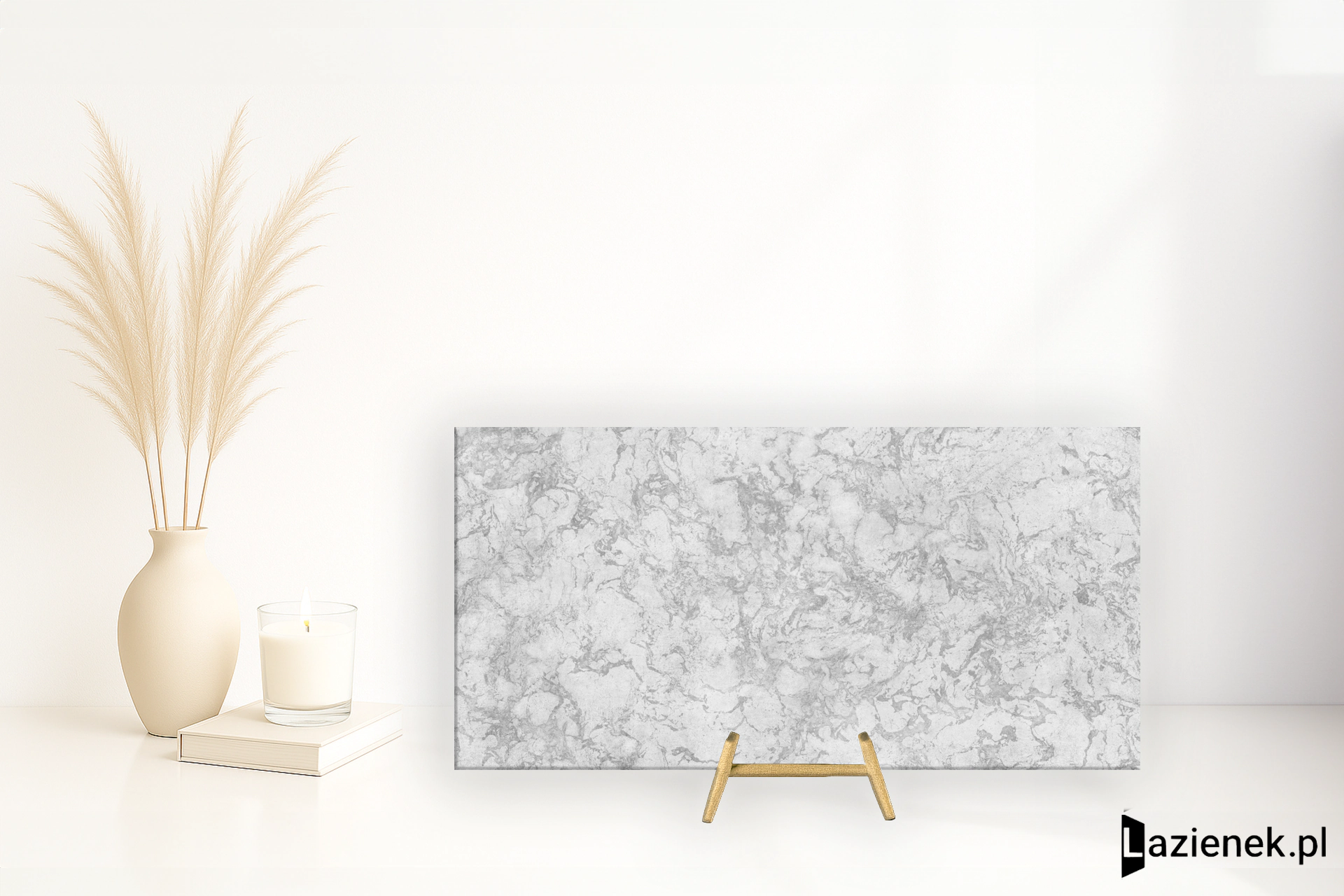 Apavisa Sisu White półpolerowana 59.55x119.3 cm gr. 7 mm - płytka rektyfikowana / 8431940460128