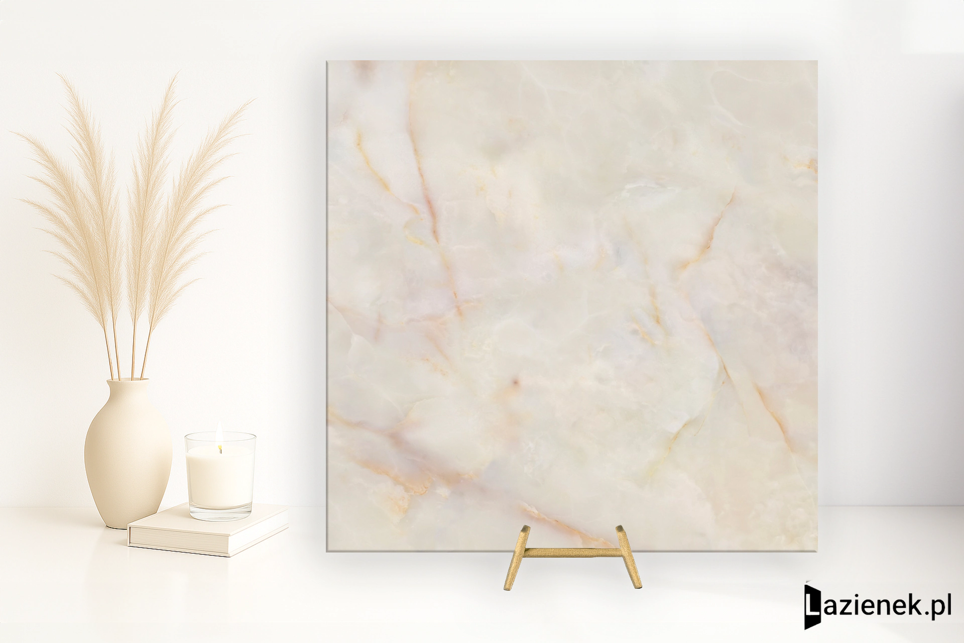 Apavisa Onice Salmon polerowana 119.3x119.3 cm gr. 6 mm - płytka rektyfikowana / 8431940394690