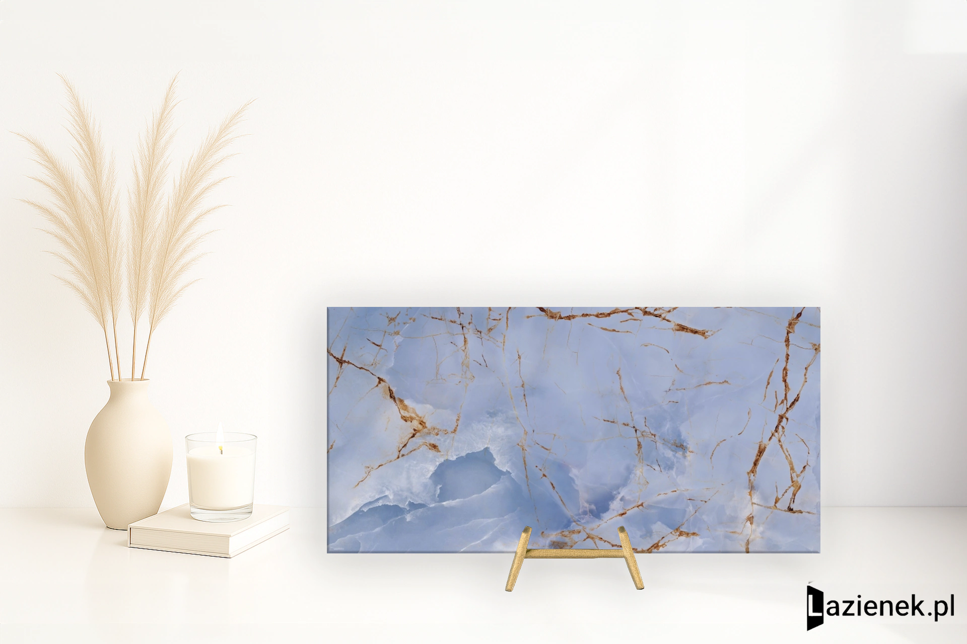 Apavisa Roma Blue Roma Blue naturalna 59.55x119.3 cm gr. 7 mm - płytka rektyfikowana / 8431940431388