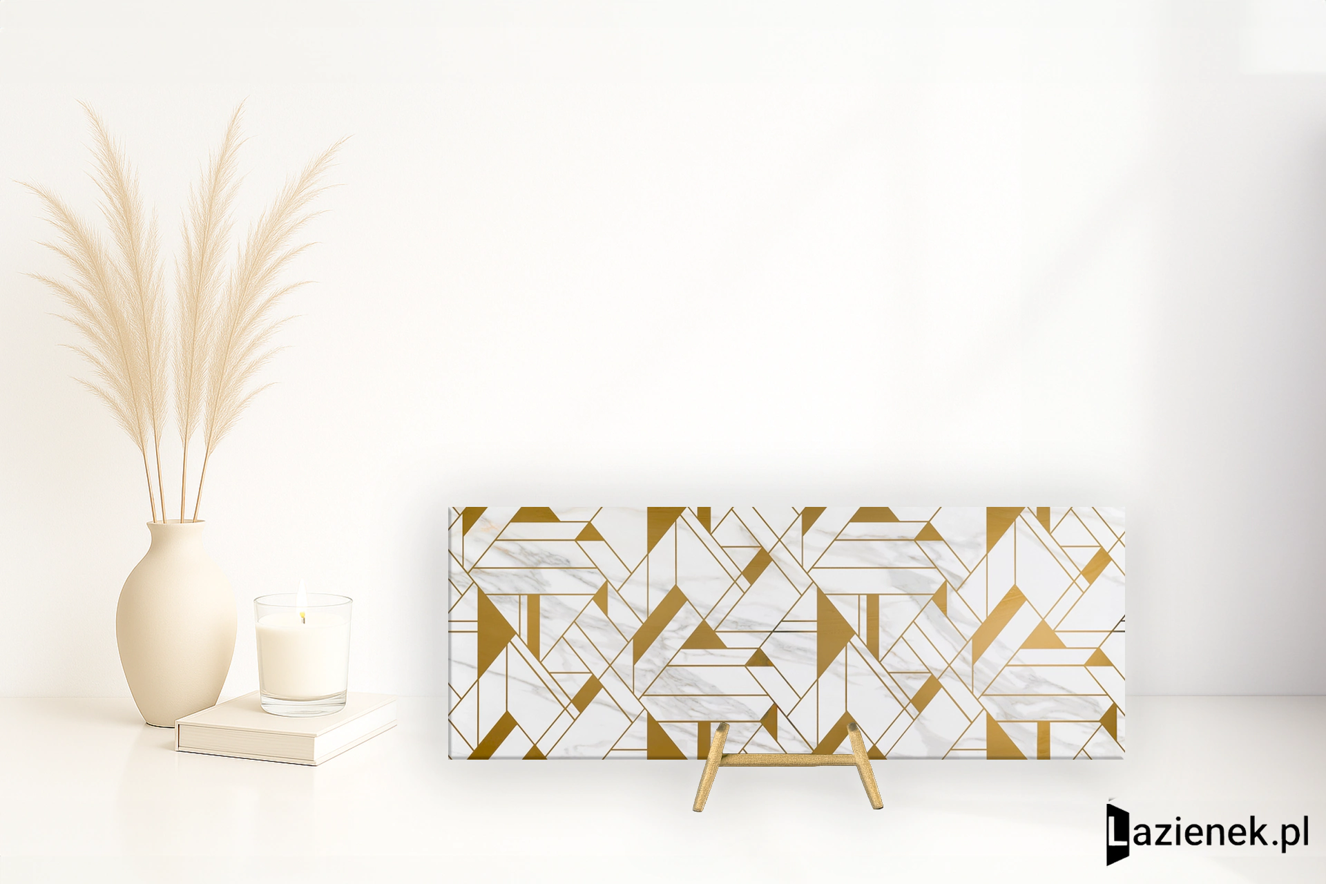 Apavisa Borghini Gold błyszcząca 44.63x119.30 cm gr. 7 mm - płytka rektyfikowana / 8431940409660