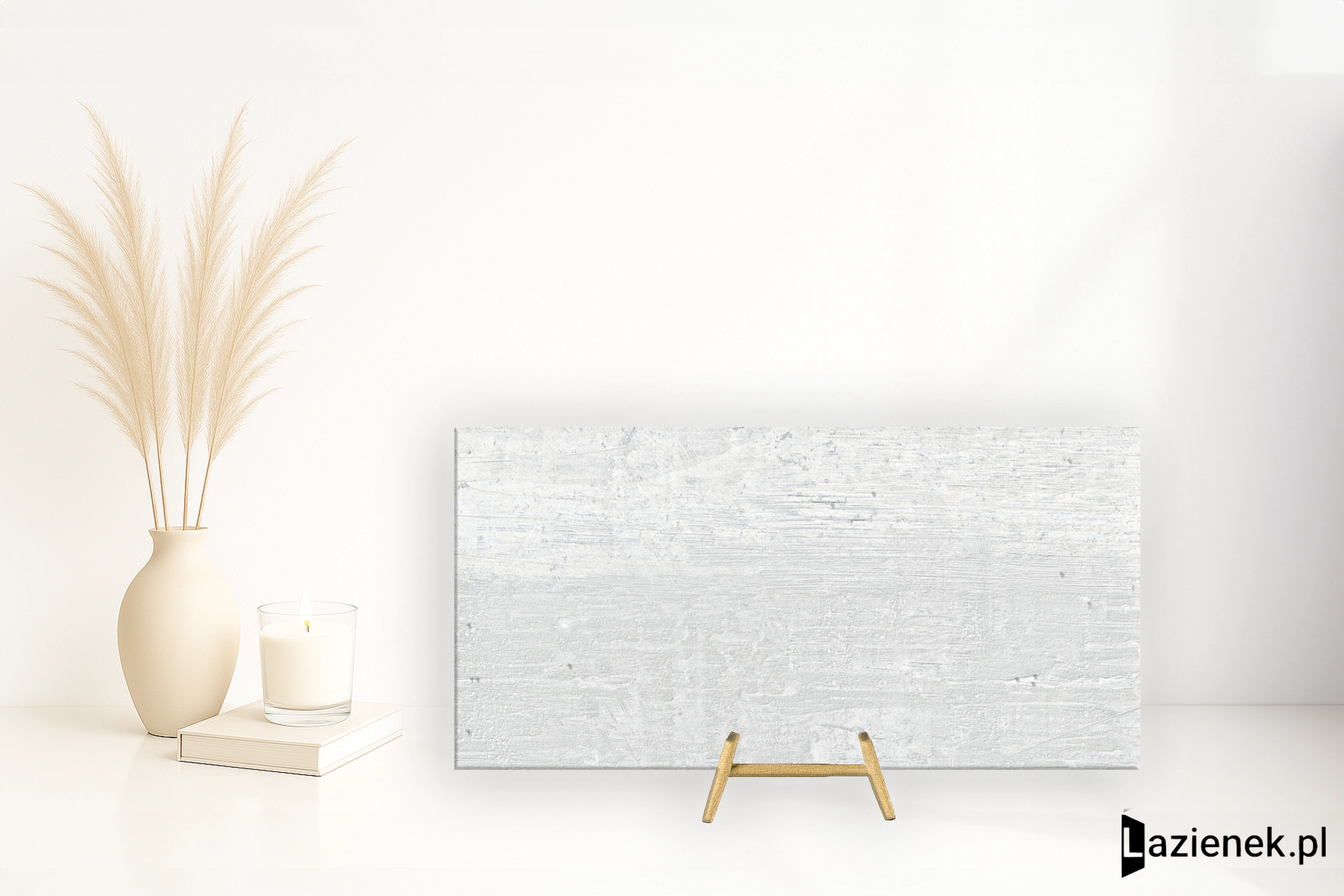 Apavisa Erosion White półpolerowana 59.55x119.3 cm gr. 7 mm - płytka rektyfikowana / 8431940460159