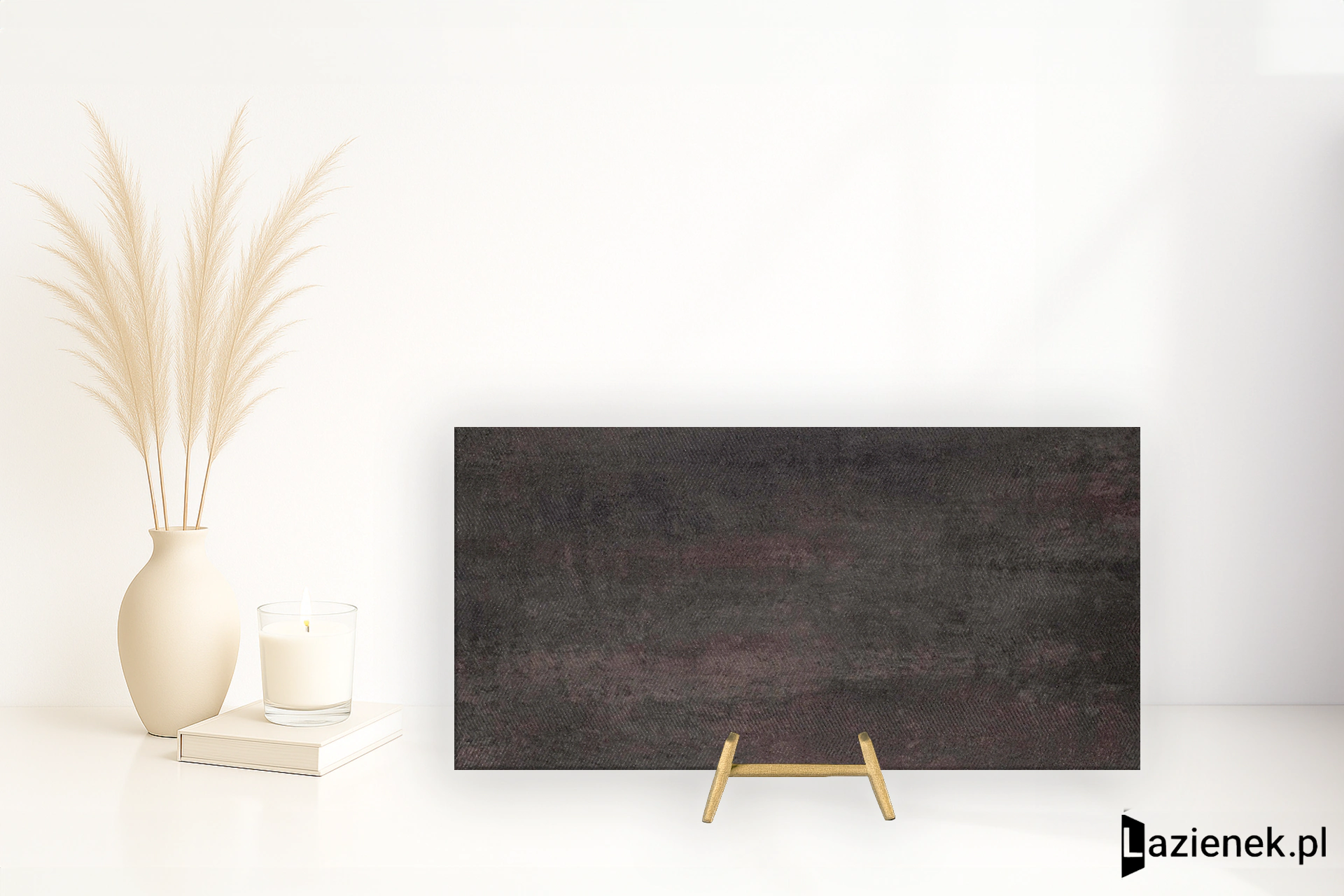 Apavisa Corten Titanium jodełkowa 49.75x99.55 cm gr. 7 mm - płytka rektyfikowana / 8431940415265