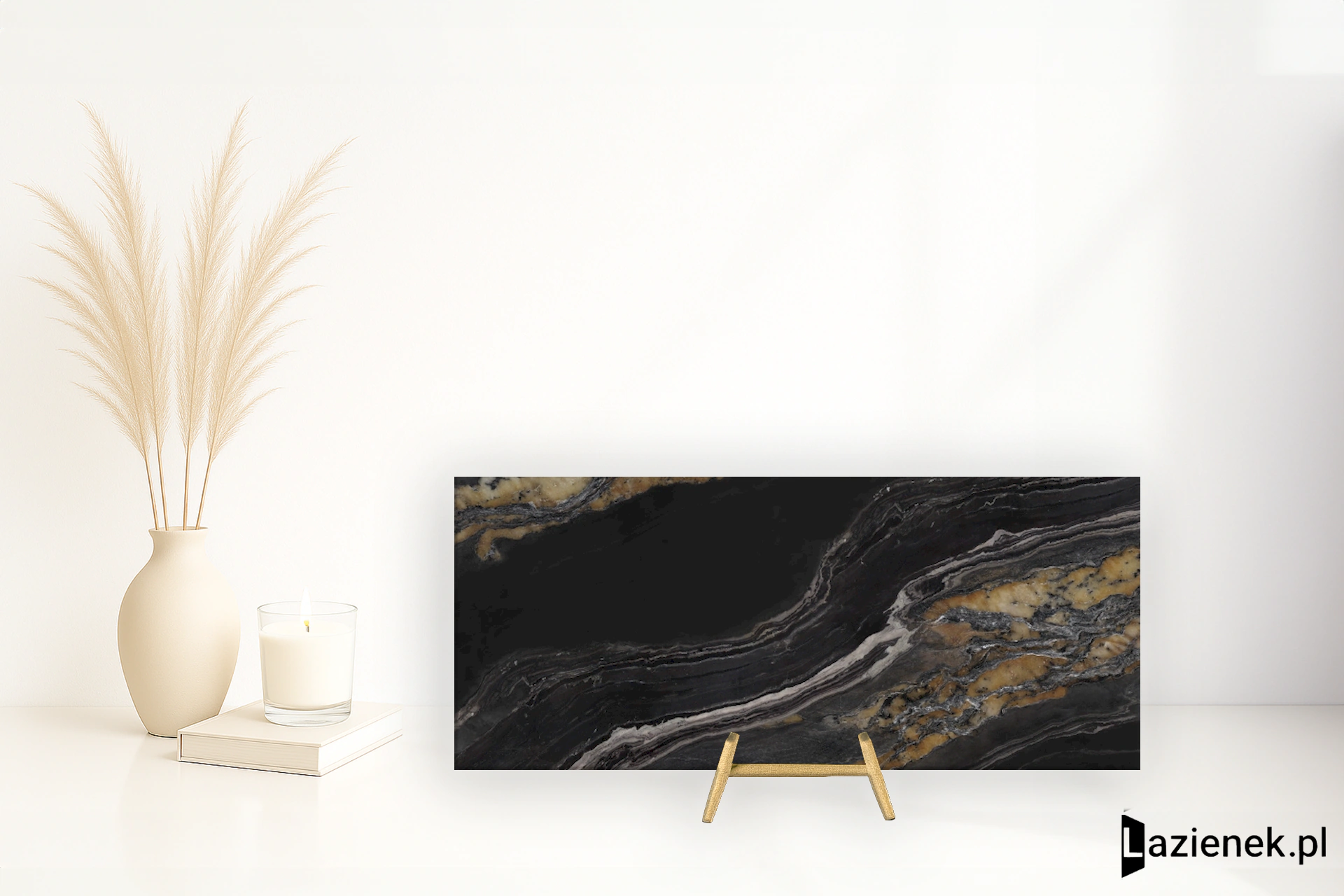 Apavisa Noir Noir Velvet A polerowana 119.3x280 cm gr. 6 mm - płytka rektyfikowana / 8431940458910