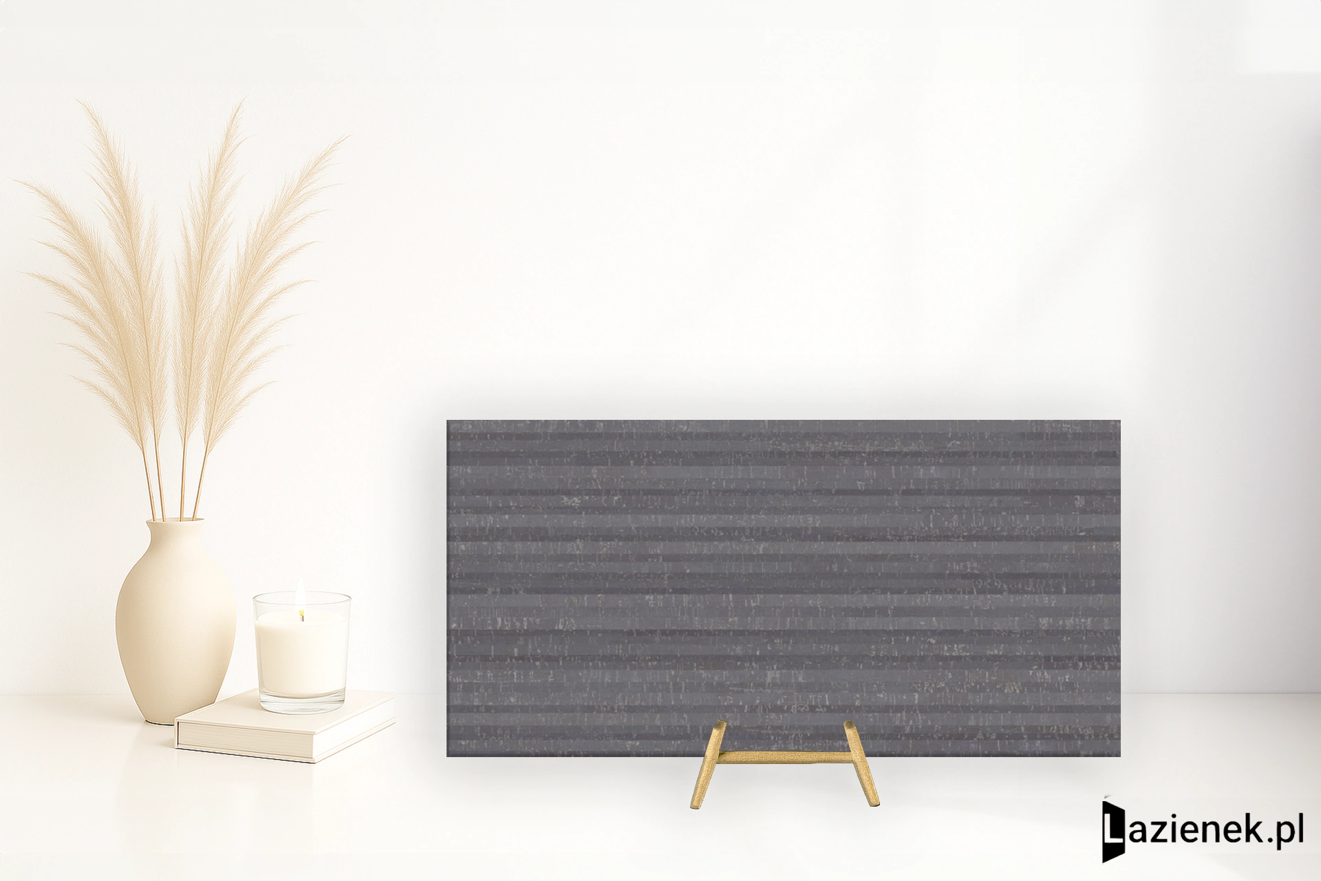 Apavisa Cork Black naturalna 49.75x99.55 cm gr. 10 mm - płytka rektyfikowana / 8431940468476