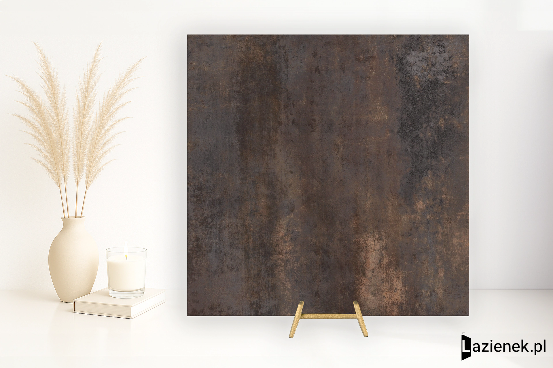 Apavisa Corten Titanium naturalna 59.55x59.55 cm gr. 7 mm - płytka rektyfikowana / 8431940415470