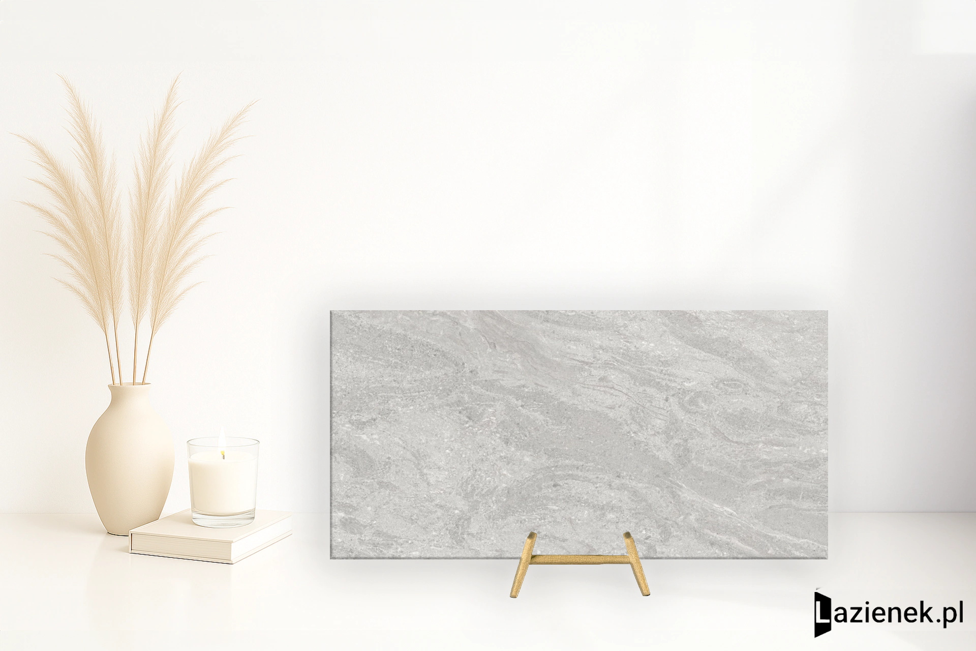Apavisa Mystone Grey naturalna 59.55x119.3 cm gr. 7 mm - płytka rektyfikowana / 8431940431364