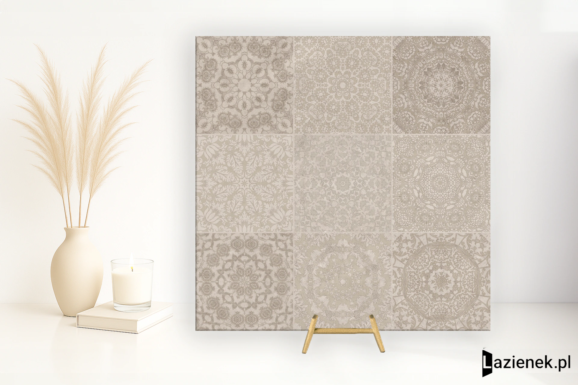 Apavisa Mandala Beige wstępnie nacinana 59.2x59.2 cm gr. 20 mm - płytka rektyfikowana / 8431940401527