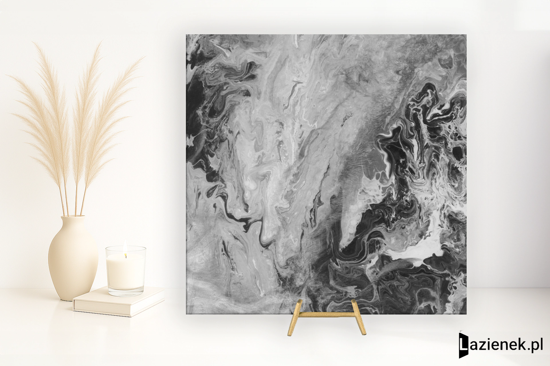 Apavisa Fluid Black naturalna 89.46x89.46 cm gr. 7 mm - płytka rektyfikowana / 8431940363368