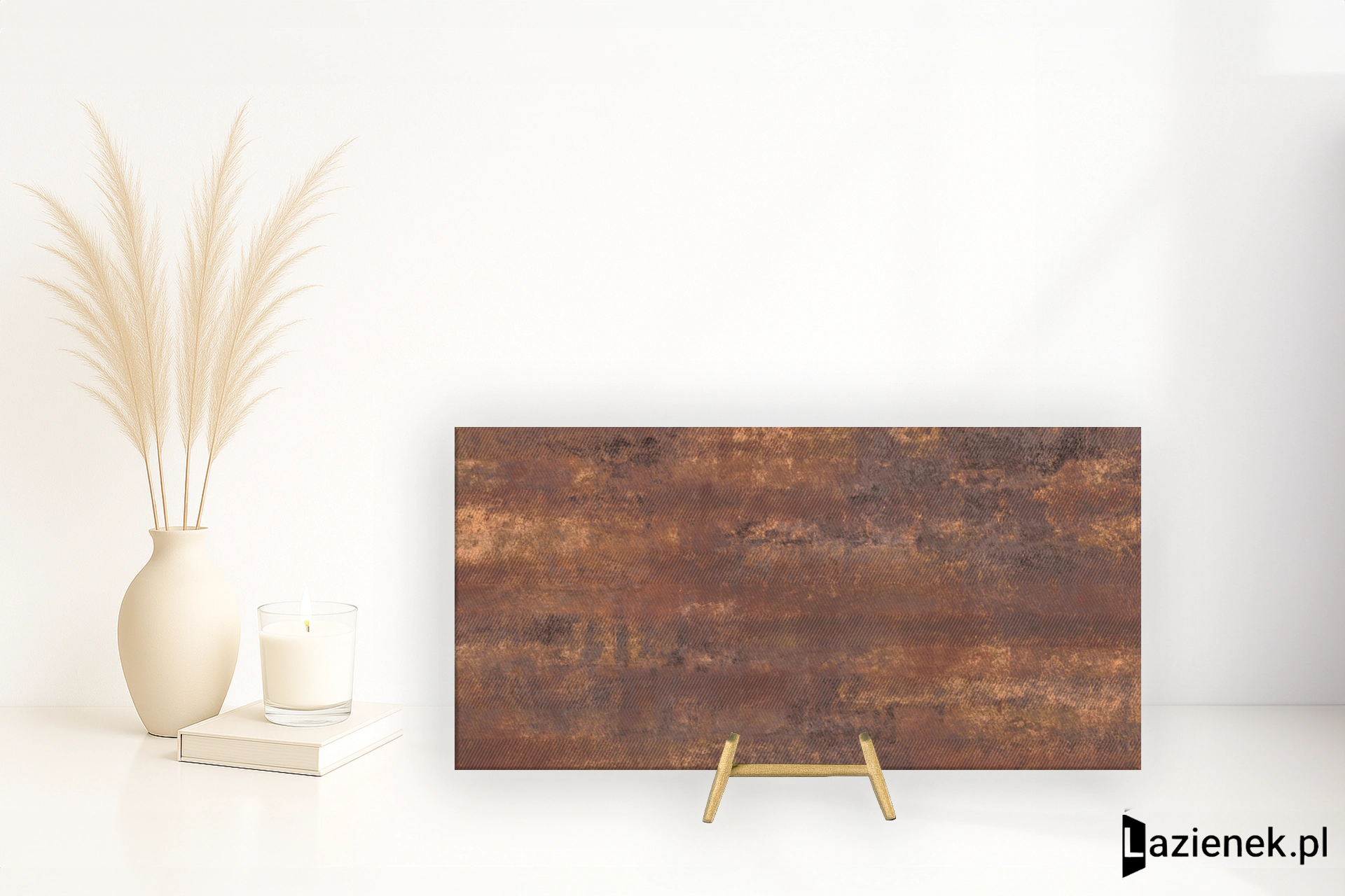 Apavisa Corten Copper jodełkowa 49.75x99.55 cm gr. 7 mm - płytka rektyfikowana / 8431940415241