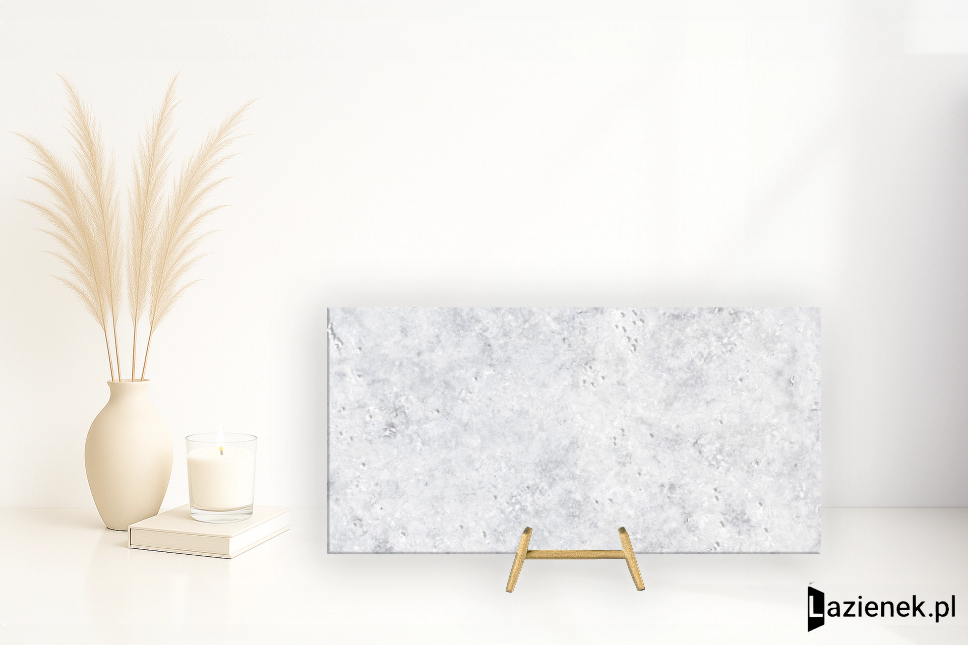 Apavisa Coral White naturalna 59.55x119.3 cm gr. 10 mm - płytka rektyfikowana / 8431940448294