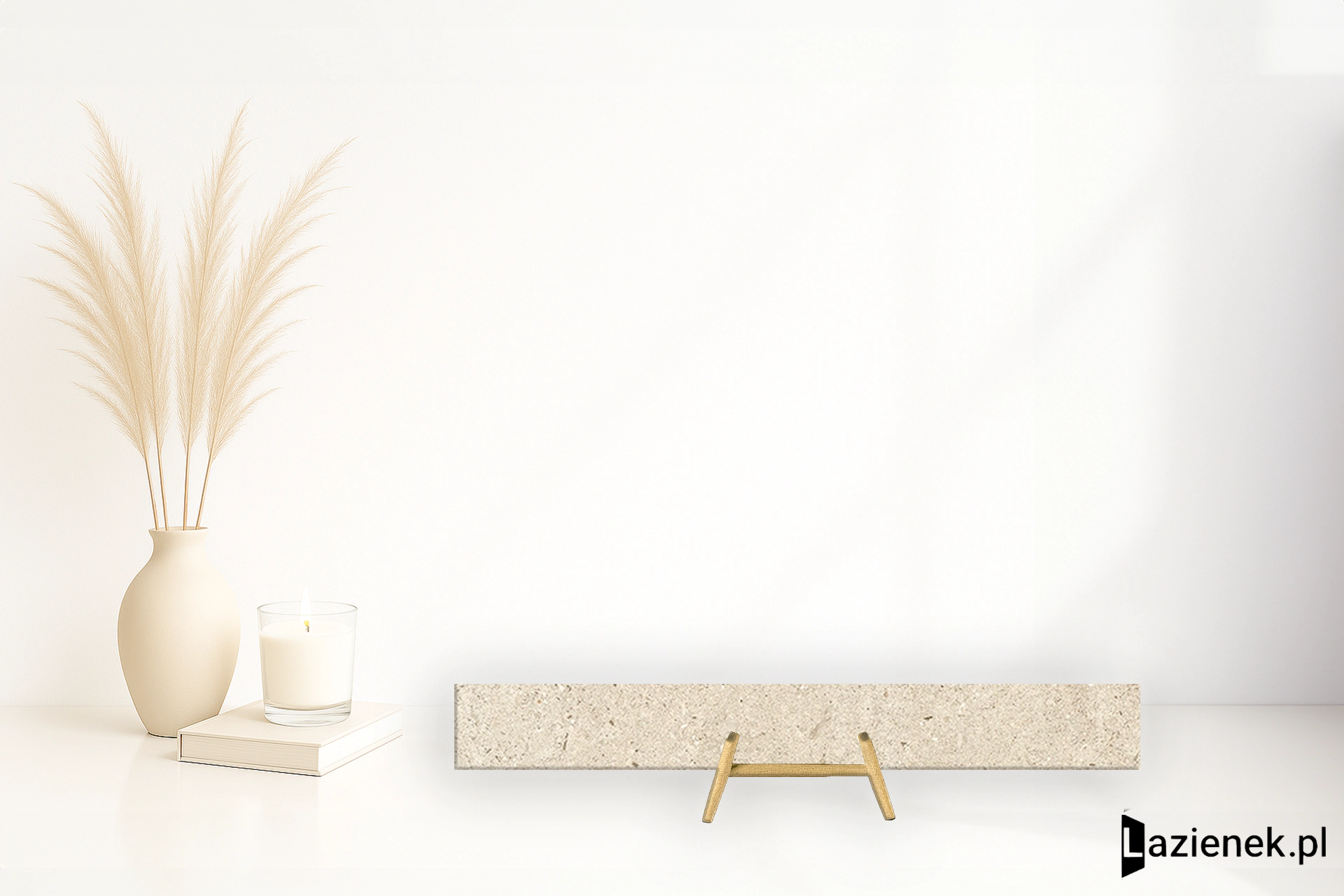 Apavisa Nanoconcept Beige ryflowana 7.30x44.63 cm gr. 7 mm - płytka rektyfikowana / 8431940293429
