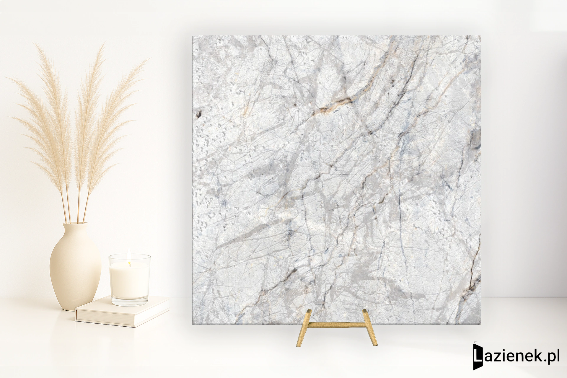 Apavisa Riverwash White naturalna 59.55x59.55 cm gr. 10 mm - płytka rektyfikowana / 8431940472312