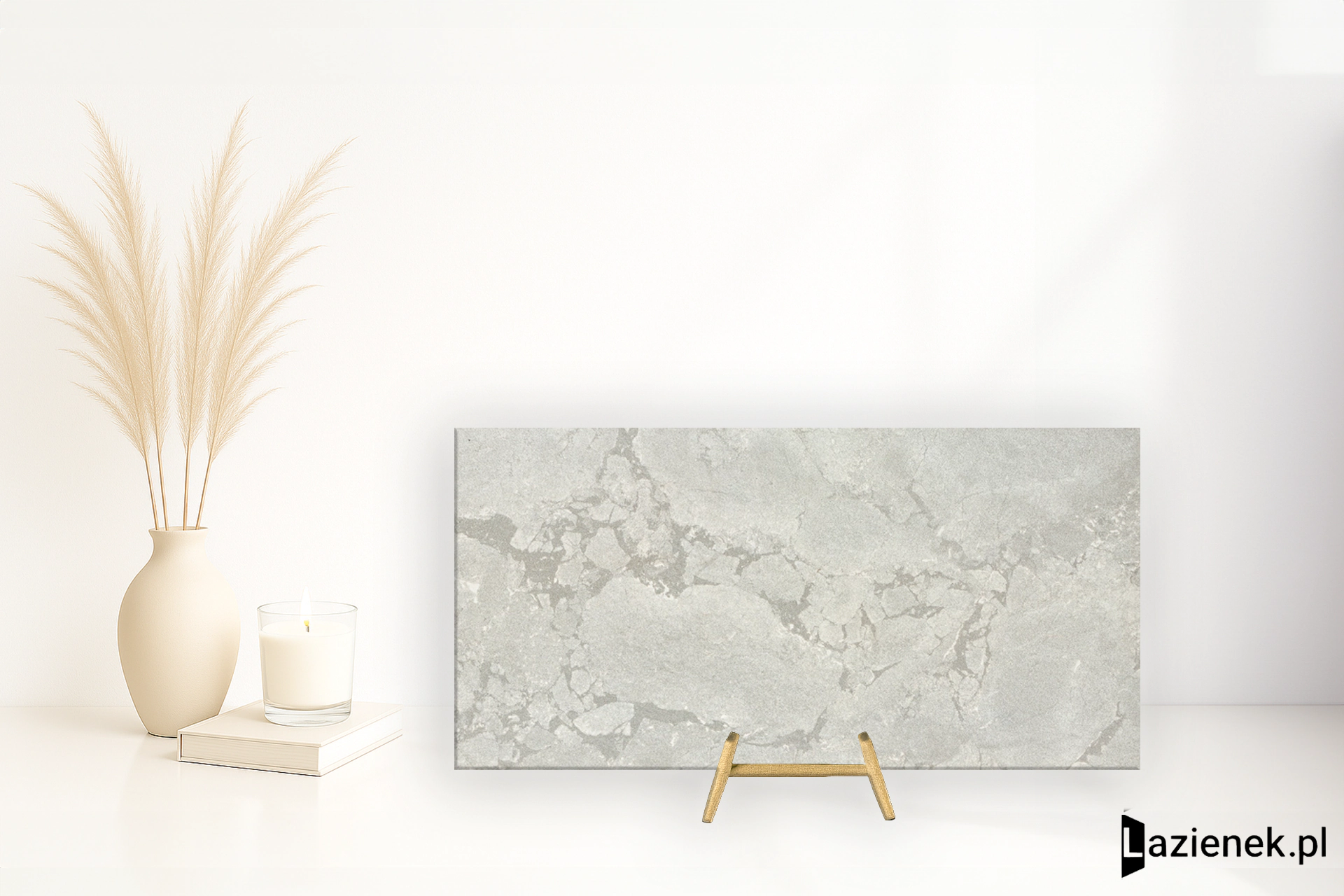 Apavisa Natura White naturalna 59.55x119.3 cm gr. 10 mm - płytka rektyfikowana / 8431940349744