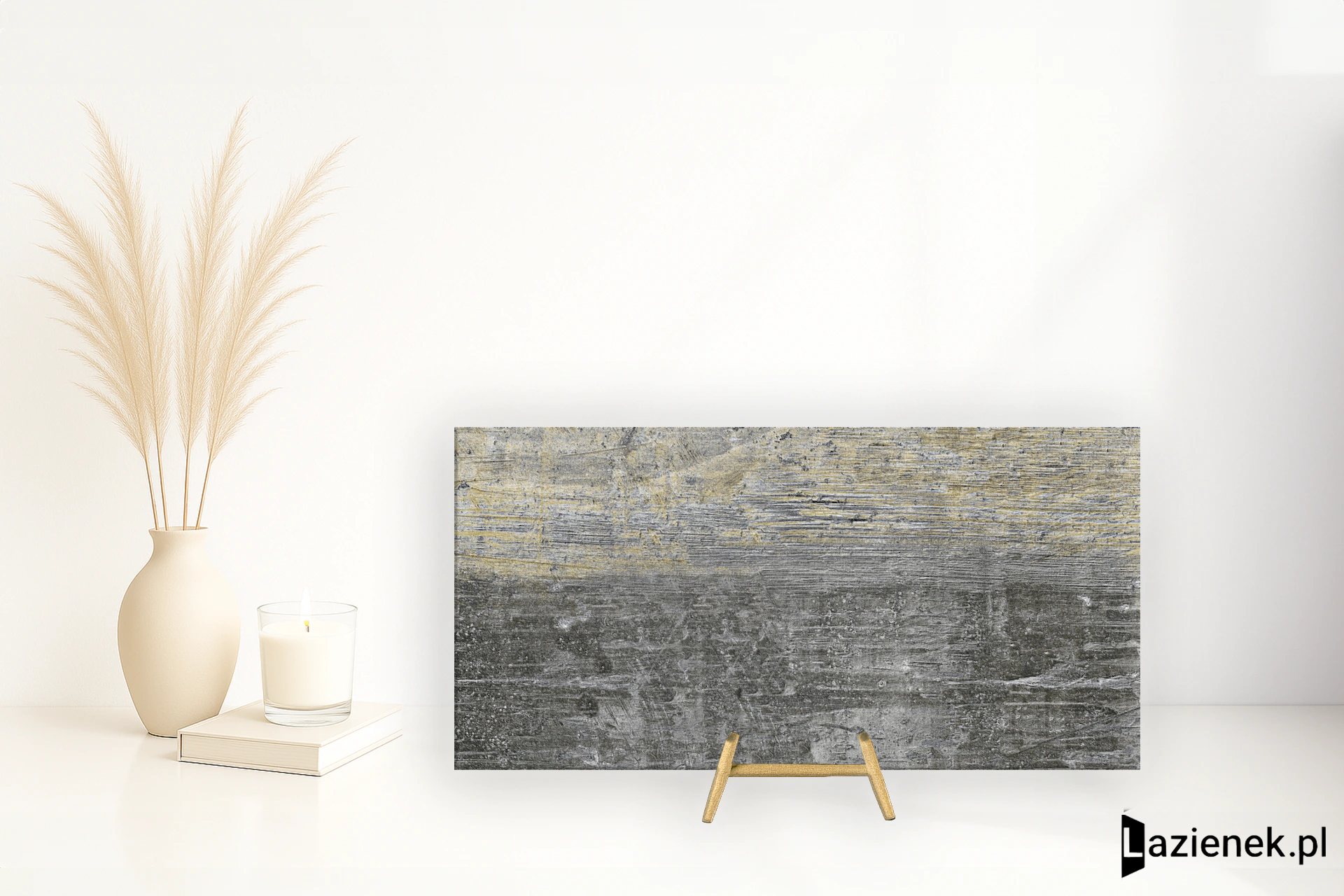 Apavisa Erosion Graphite półpolerowana 59.55x119.3 cm gr. 7 mm - płytka rektyfikowana / 8431940461354