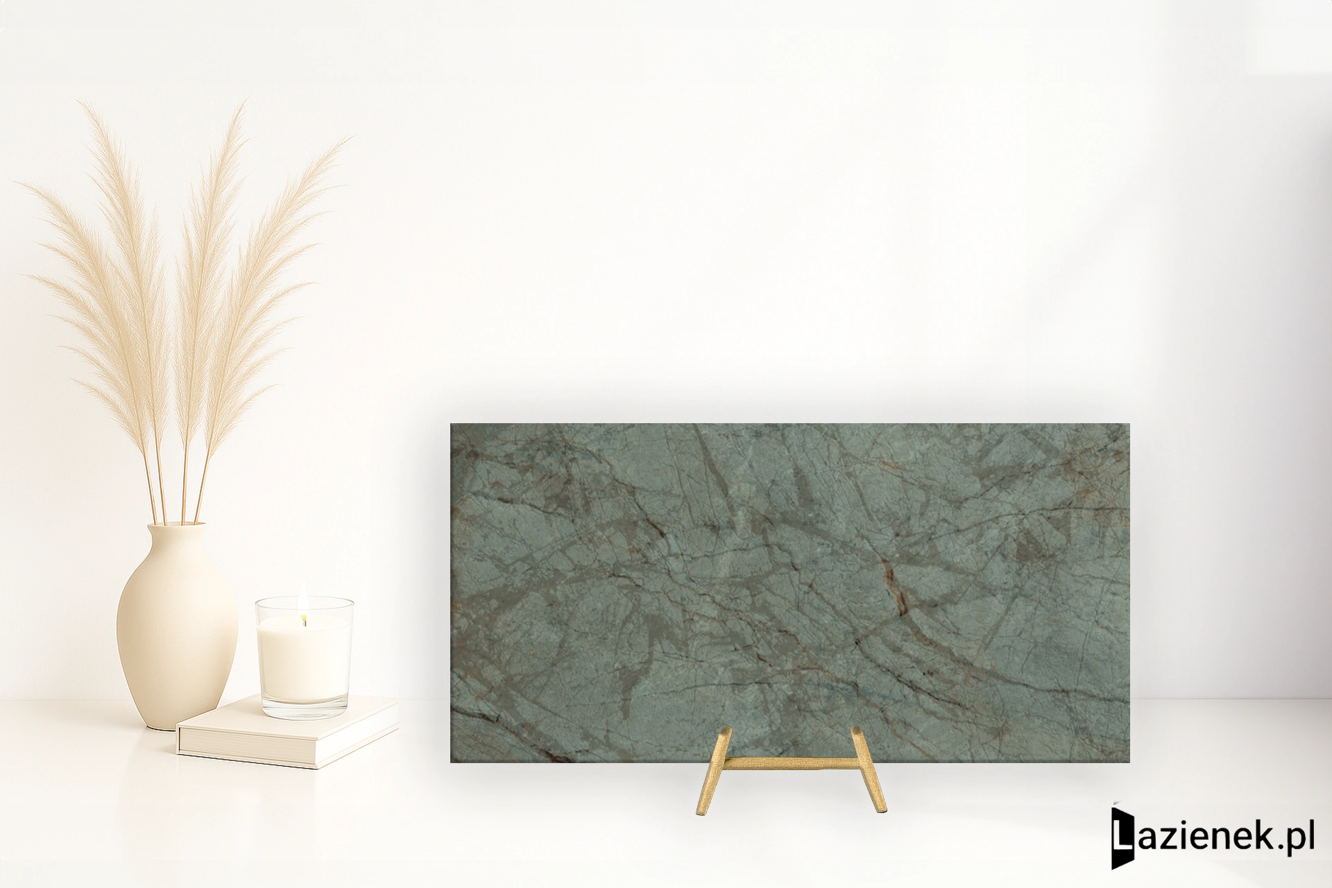 Apavisa Riverwash Green naturalna 49.75x99.55 cm gr. 10 mm - płytka rektyfikowana / 8431940472275