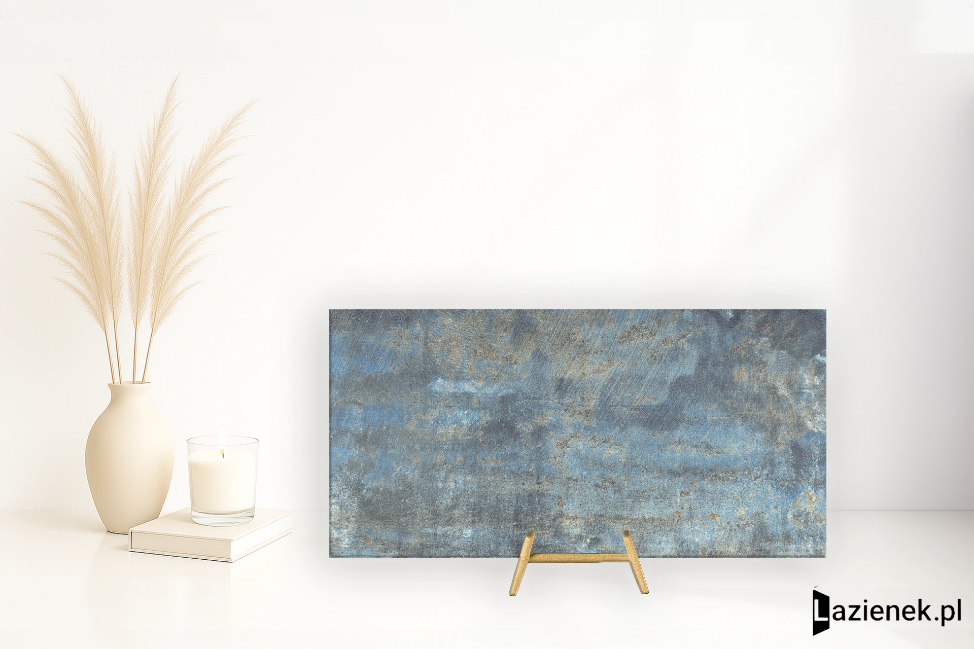 Apavisa Alchemy Blue młotkowana 59.55x119.3 cm gr. 7 mm - płytka rektyfikowana / 8431940323690