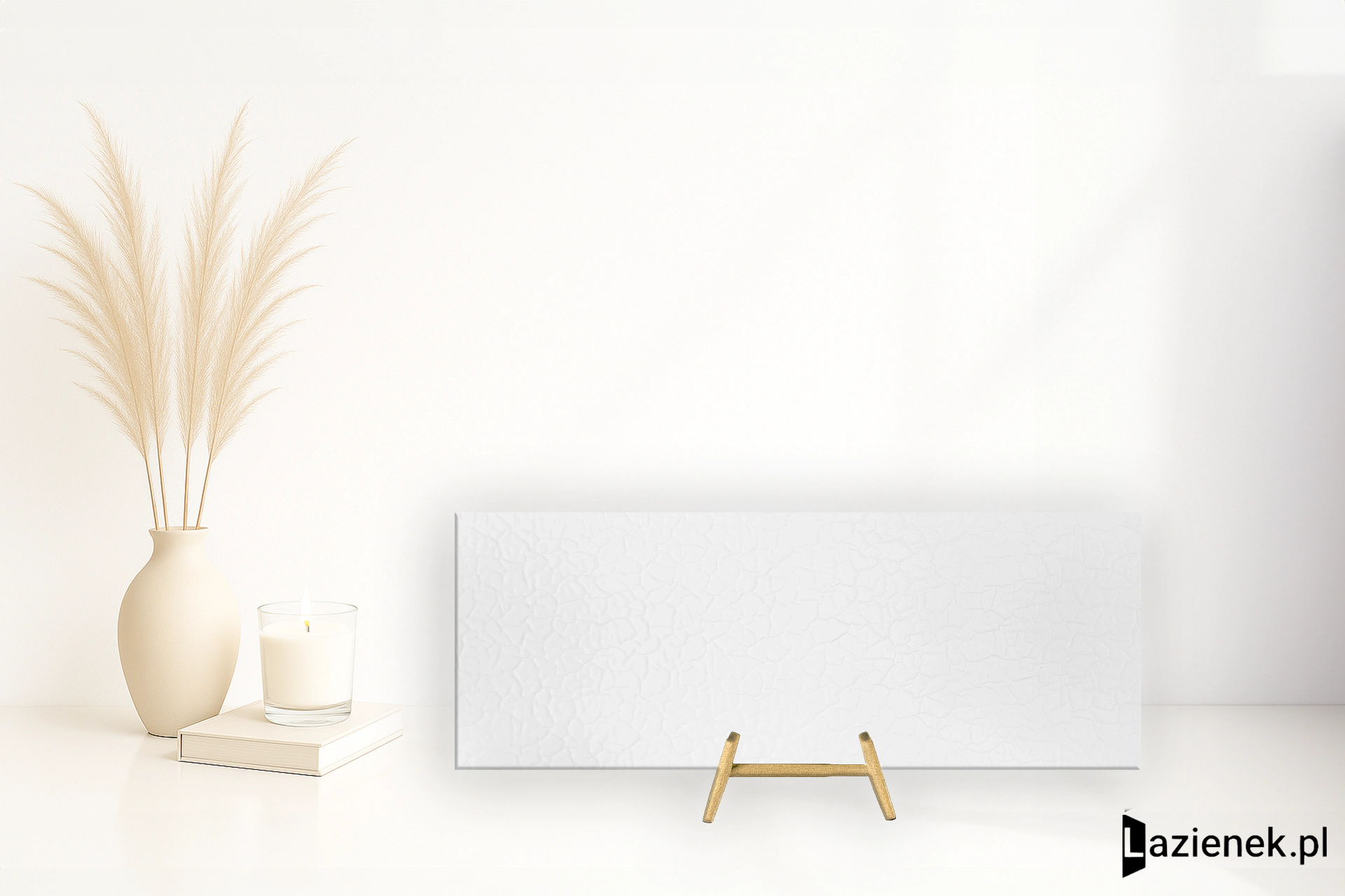 Apavisa Elements White błyszcząca 44.63x119.30 cm gr. 7 mm - płytka nierektyfikowana / 8431940403422