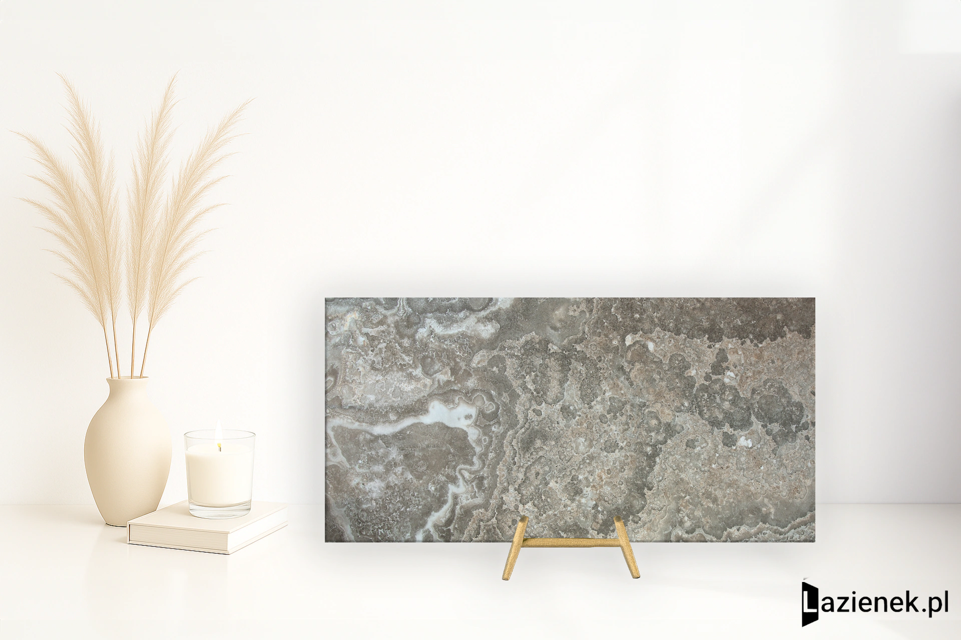 Ape Agate Grey półpolerowana 60x120 cm gr. 10 mm - płytka rektyfikowana / A039539