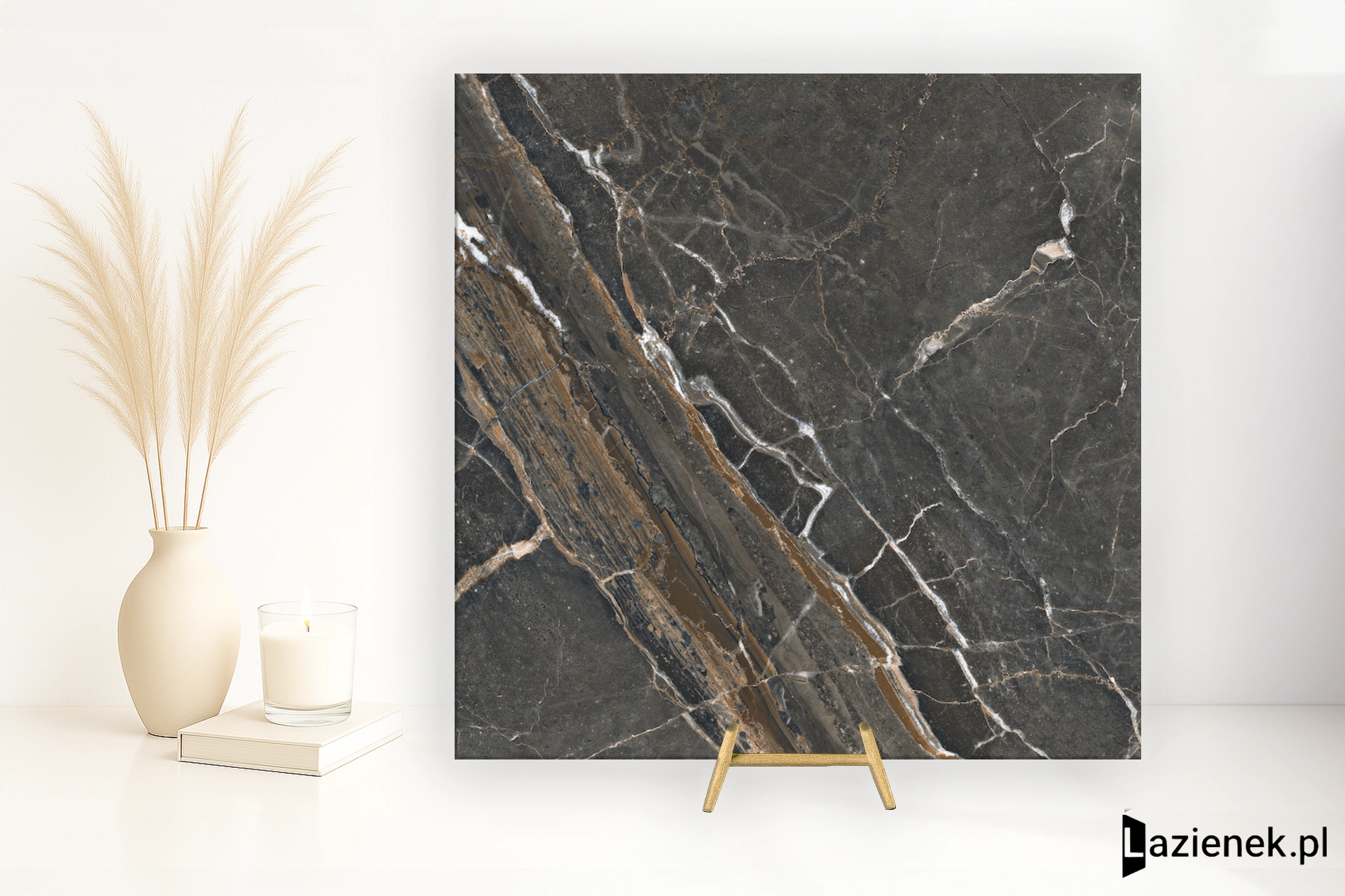Ape Colemanite Stone Dark matowa 120x120 cm gr. 10 mm - płytka rektyfikowana / A044797