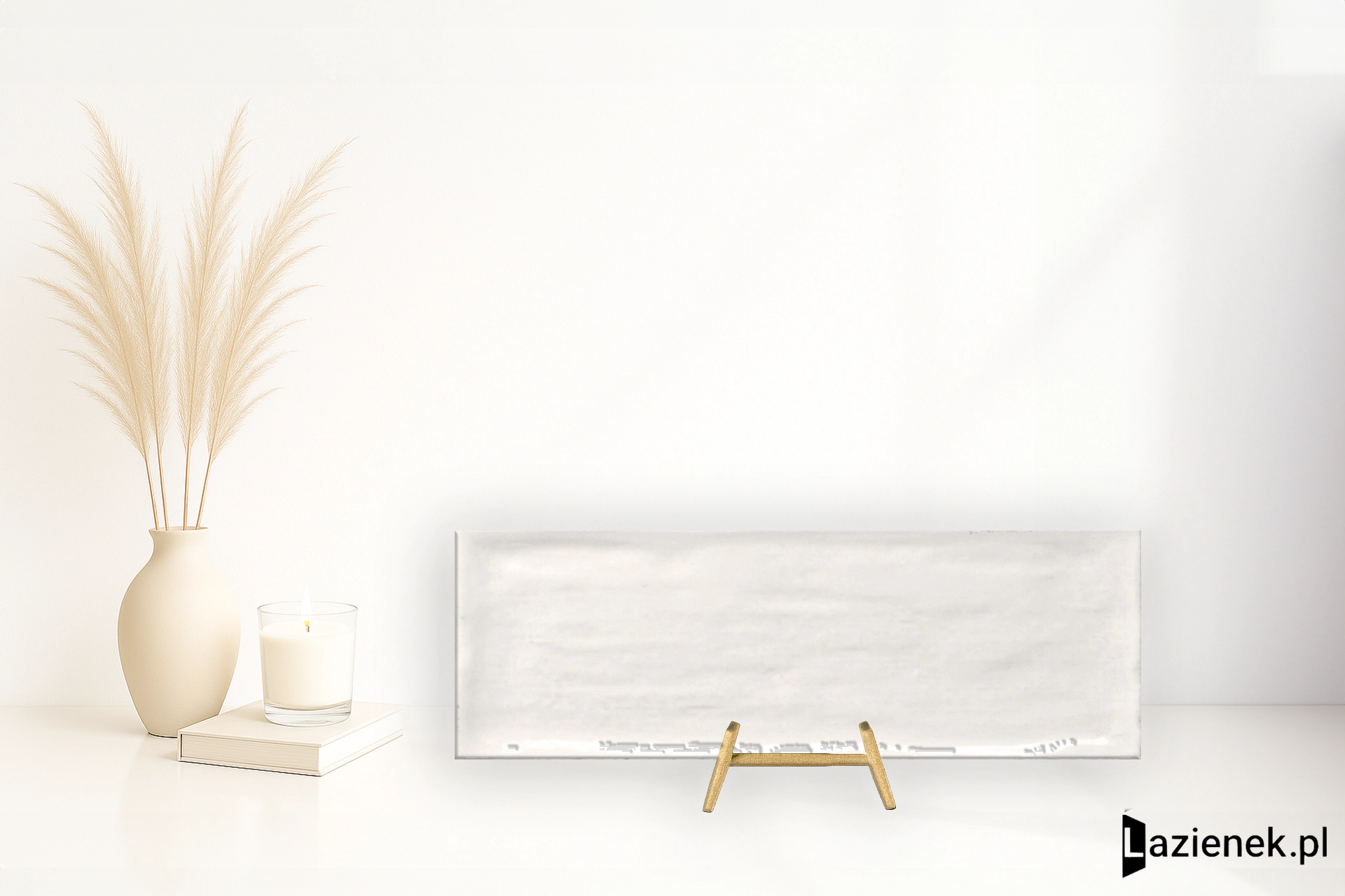 Ape Belvedere White błyszcząca 10x30 cm gr. 10 mm - płytka nierektyfikowana / A022847