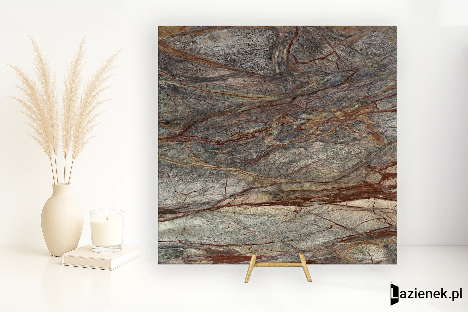Ape Forest Green Marble Forest Green Marble 3D szlifowana 120x120 cm gr. 10 mm - płytka rektyfikowana / A045493