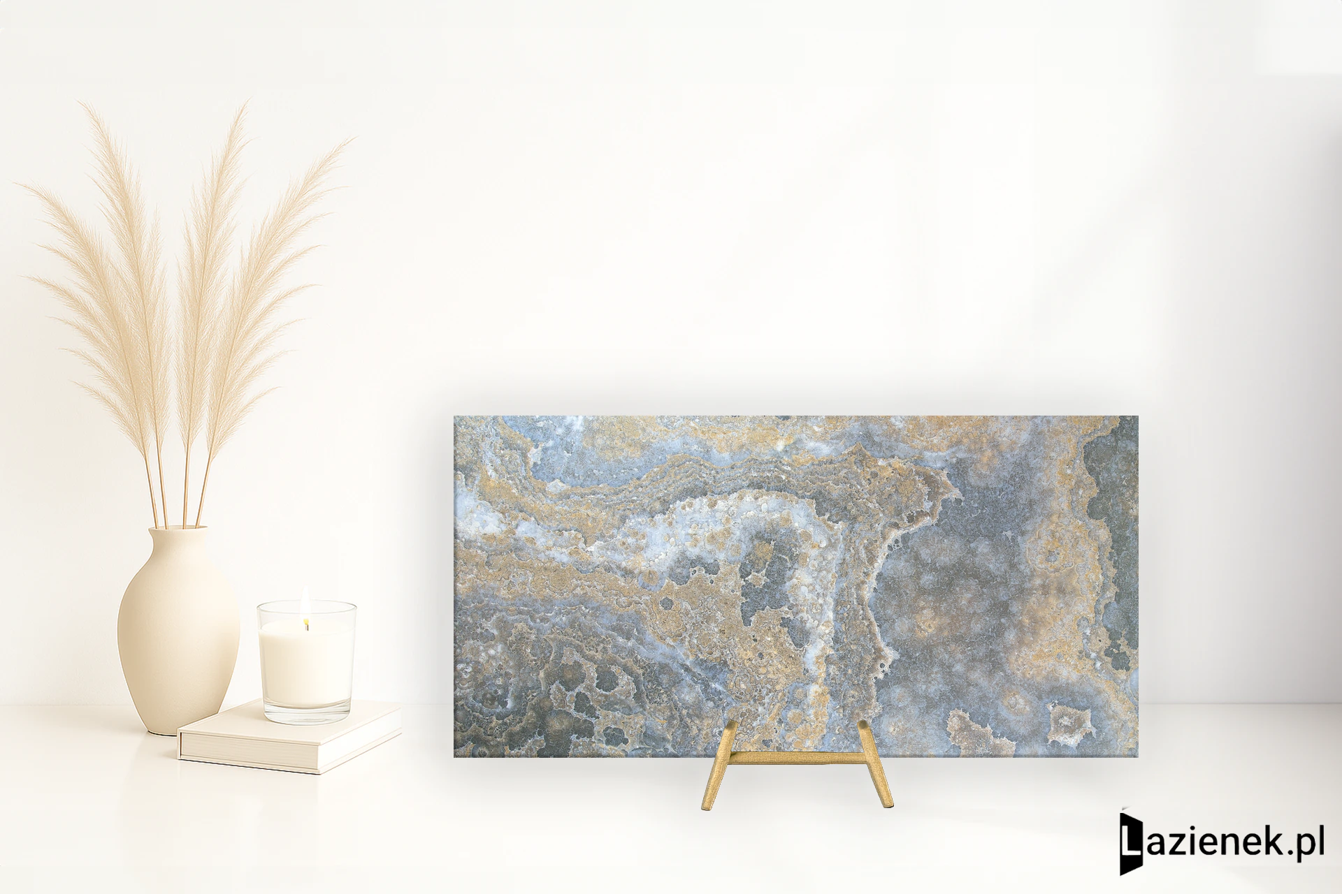 Ape Agate Blue półpolerowana 60x120 cm gr. 10 mm - płytka rektyfikowana / A039538