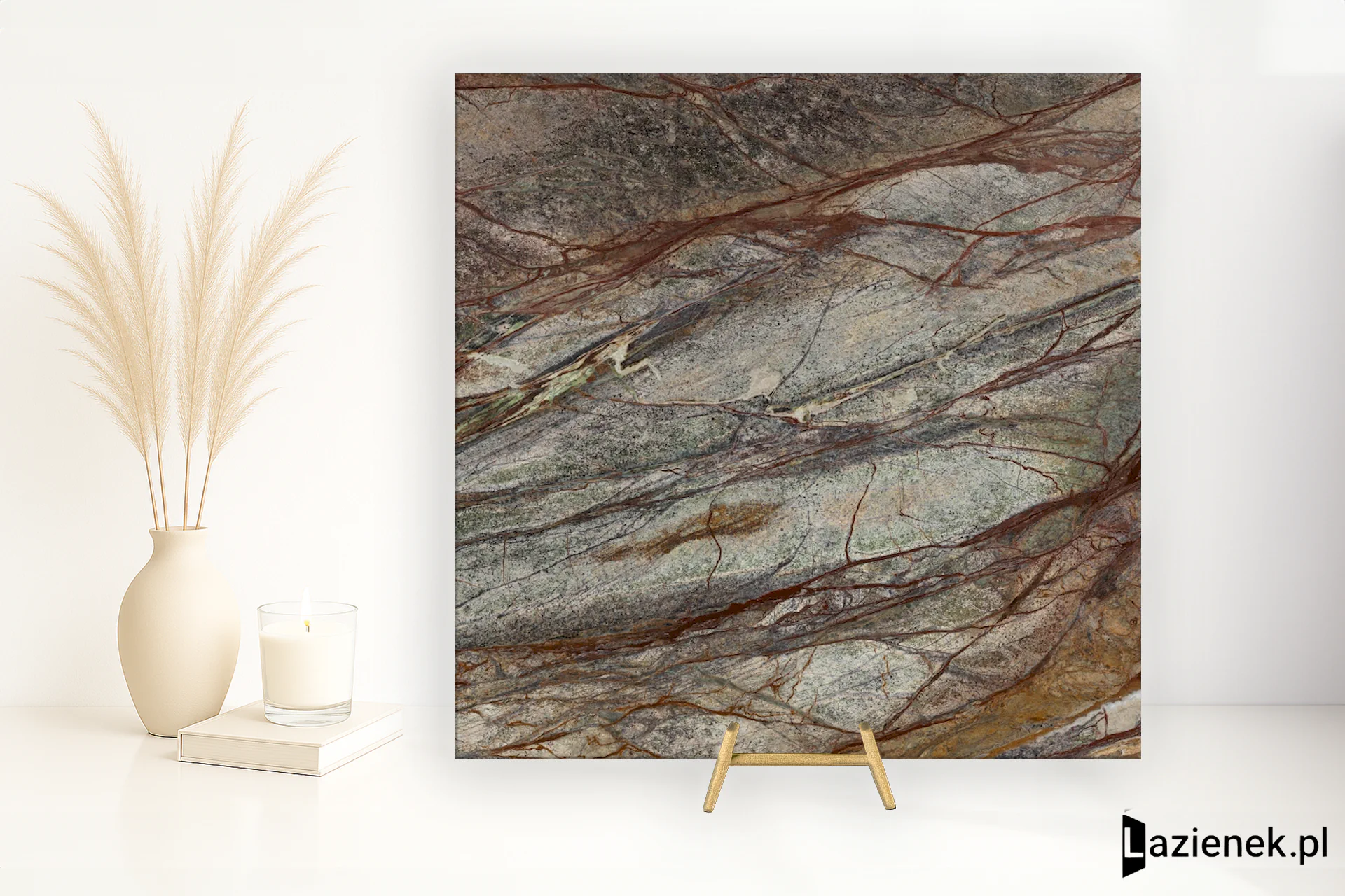 Ape Forest Green Marble Forest Green Marble polerowana 120x120 cm gr. 10 mm - płytka rektyfikowana / A045495