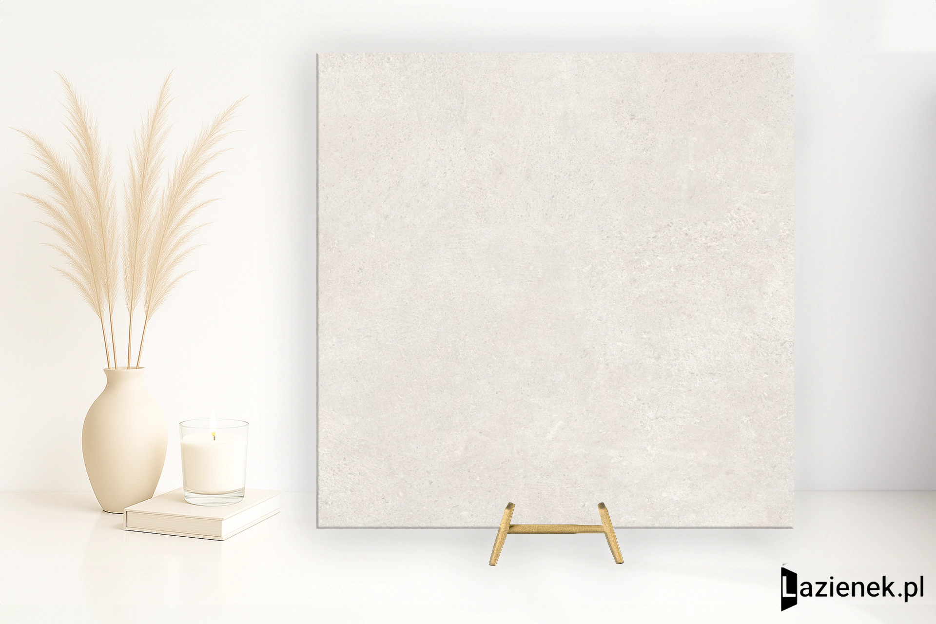 Ape Wabi Sabi Bianco półpolerowana 120x120 cm gr. 10 mm - płytka rektyfikowana / A033984