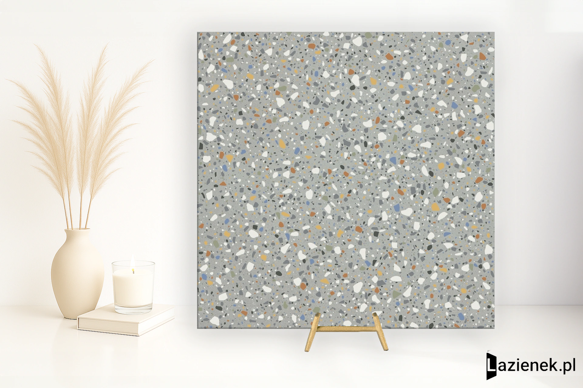 Ape Epoca Grey Silken błyszcząca 60x60 cm gr. 10 mm - płytka rektyfikowana / A037922