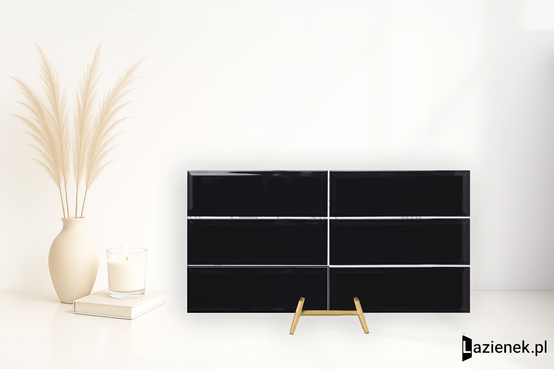 Ape Loft Negro błyszcząca 10x30 cm gr. 10 mm - płytka nierektyfikowana / A015975