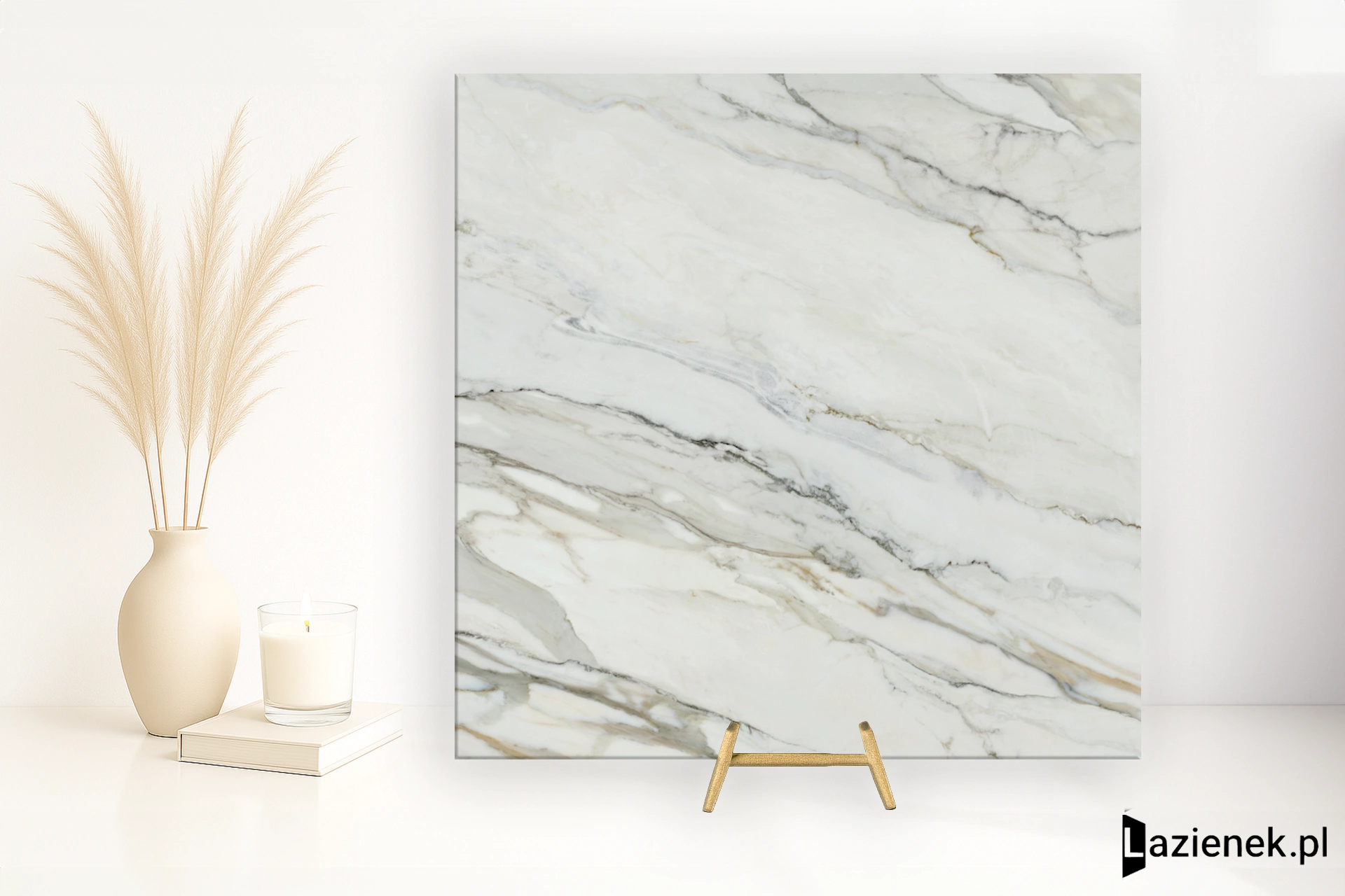 Ape Arabescato Corchia polerowana 120x120 cm gr. 10 mm - płytka rektyfikowana / A040473