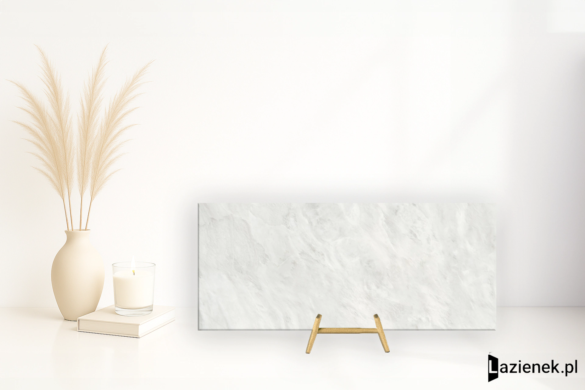 Ape Alexandria White polerowana 120x280 cm gr. 10 mm - płytka rektyfikowana / A041964