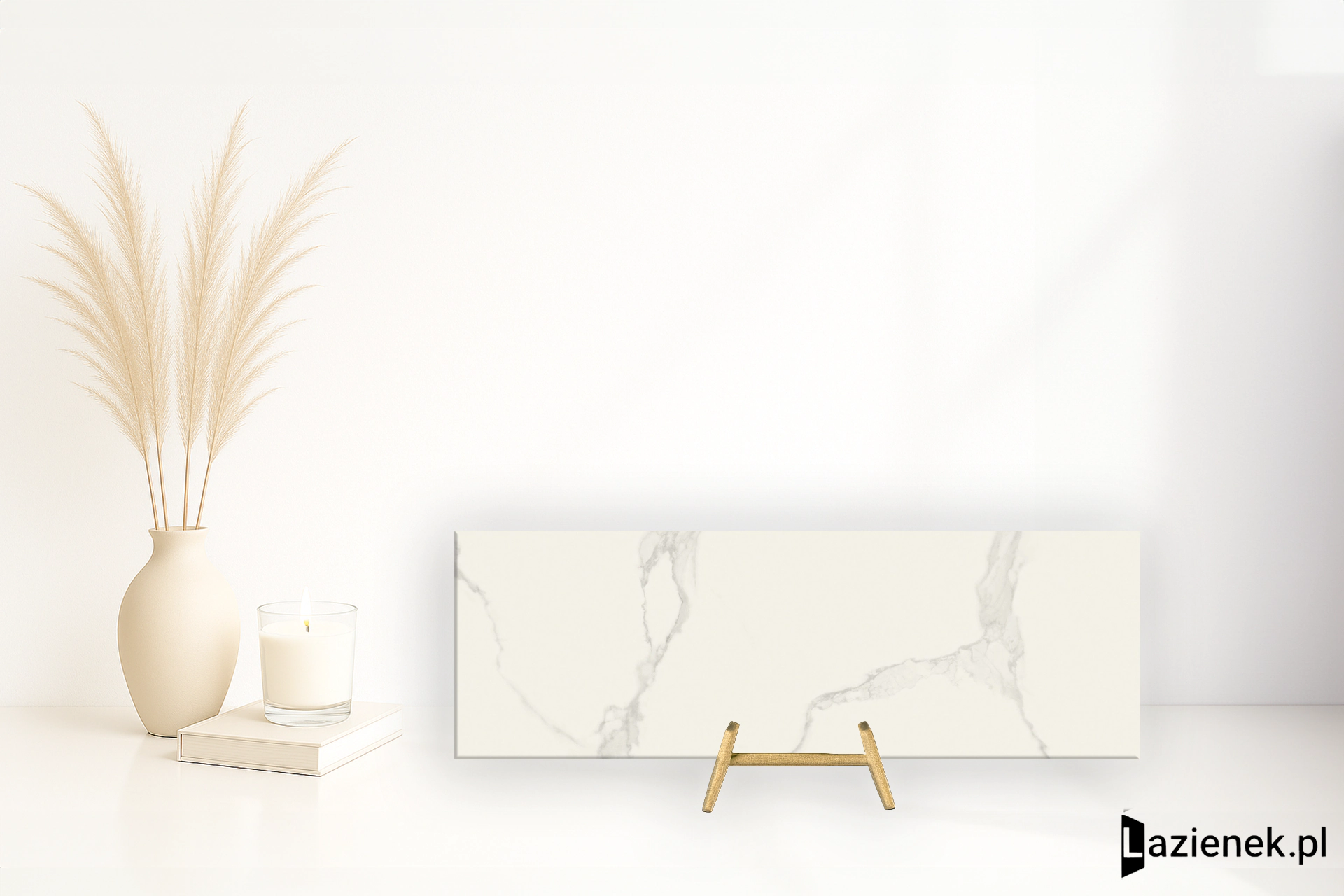 Ape Luna Blanca Luna Blanca matowa 40x120 cm gr. 10 mm - płytka rektyfikowana / A038849