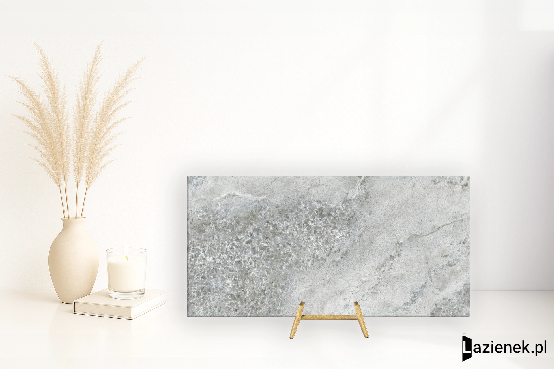 Ariostea Ultra Crystal Grey wysoki połysk 150x300 cm gr. 6 mm - płytka rektyfikowana / UCR6L300608
