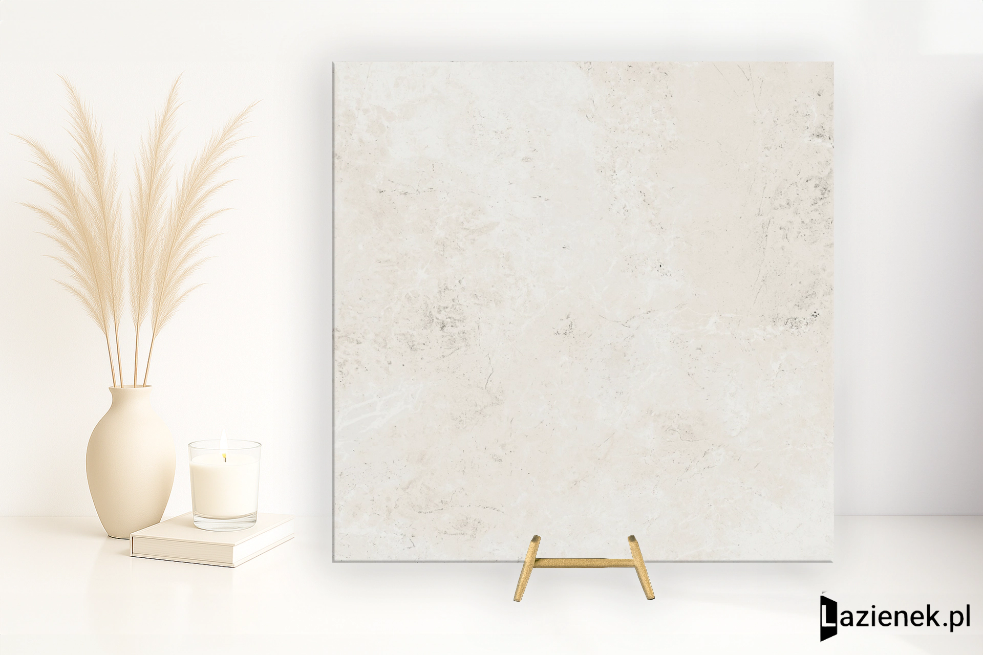 Ariostea Twin.S Plaster satynowa 60x60 cm gr. 8 mm - płytka rektyfikowana / P6697