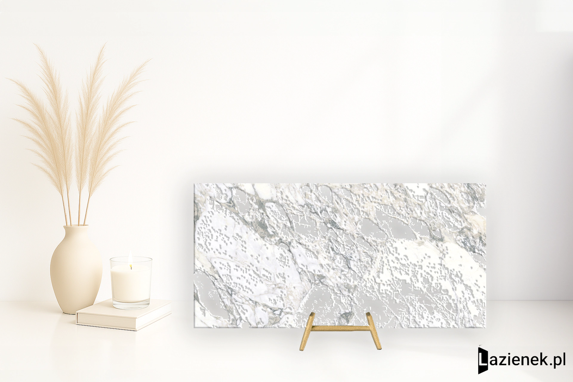 Ariostea Ultra Marmi Arabescato Statuario A satynowa 150x300 cm gr. 6 mm - płytka rektyfikowana / UM6S300479A
