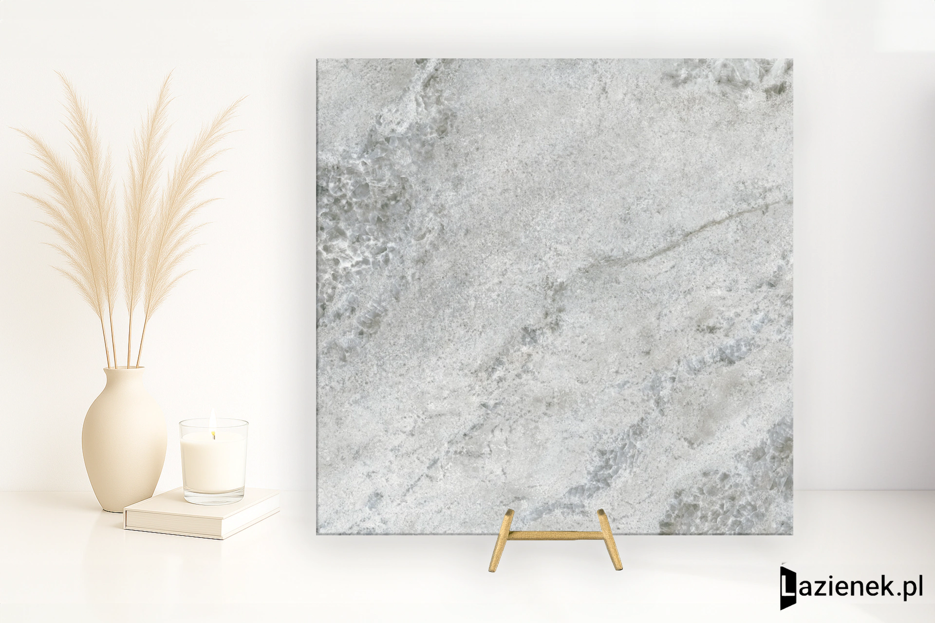 Ariostea Ultra Crystal Grey wysoki połysk 150x150 cm gr. 6 mm - płytka rektyfikowana / UCR6L150608