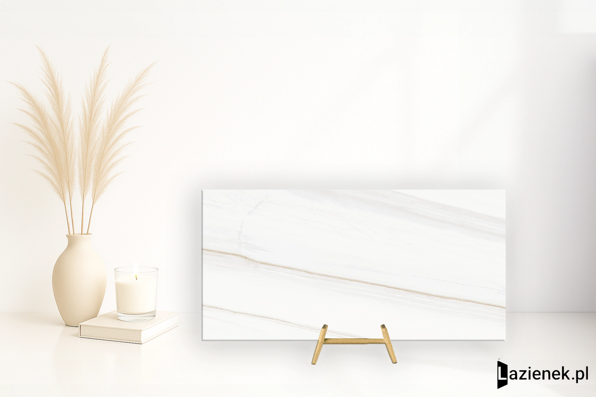 Ariostea Ultra Marmi Bianco Covelano satynowa 150x300 cm gr. 6 mm - płytka rektyfikowana / UM6S300480