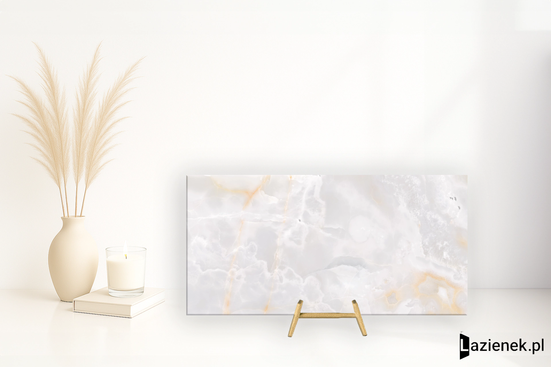 Ariostea Ultra Onici Onice Grigio wysoki połysk 150x300 cm gr. 6 mm - płytka rektyfikowana / UO6L300411