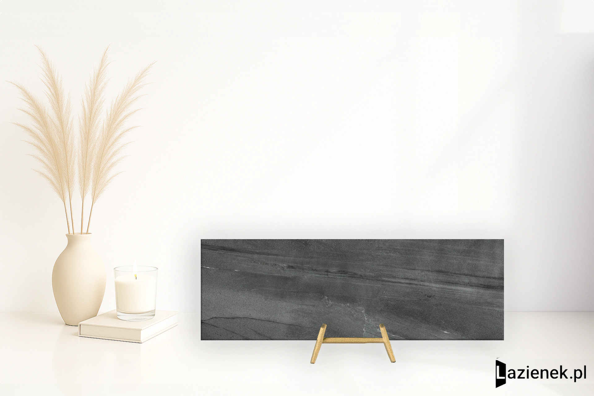 Ariostea Ultra Pietre Basaltina Antracite satynowa 100x300 cm gr. 6 mm - płytka rektyfikowana / UP6S310442