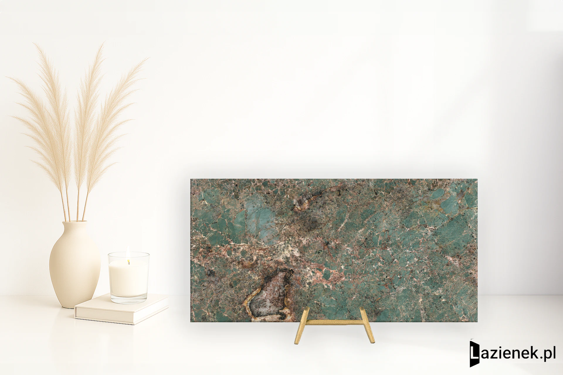 Ariostea Ultra Marmi Amazonite wysoki połysk 150x300 cm gr. 6 mm - płytka rektyfikowana / UM6L300604